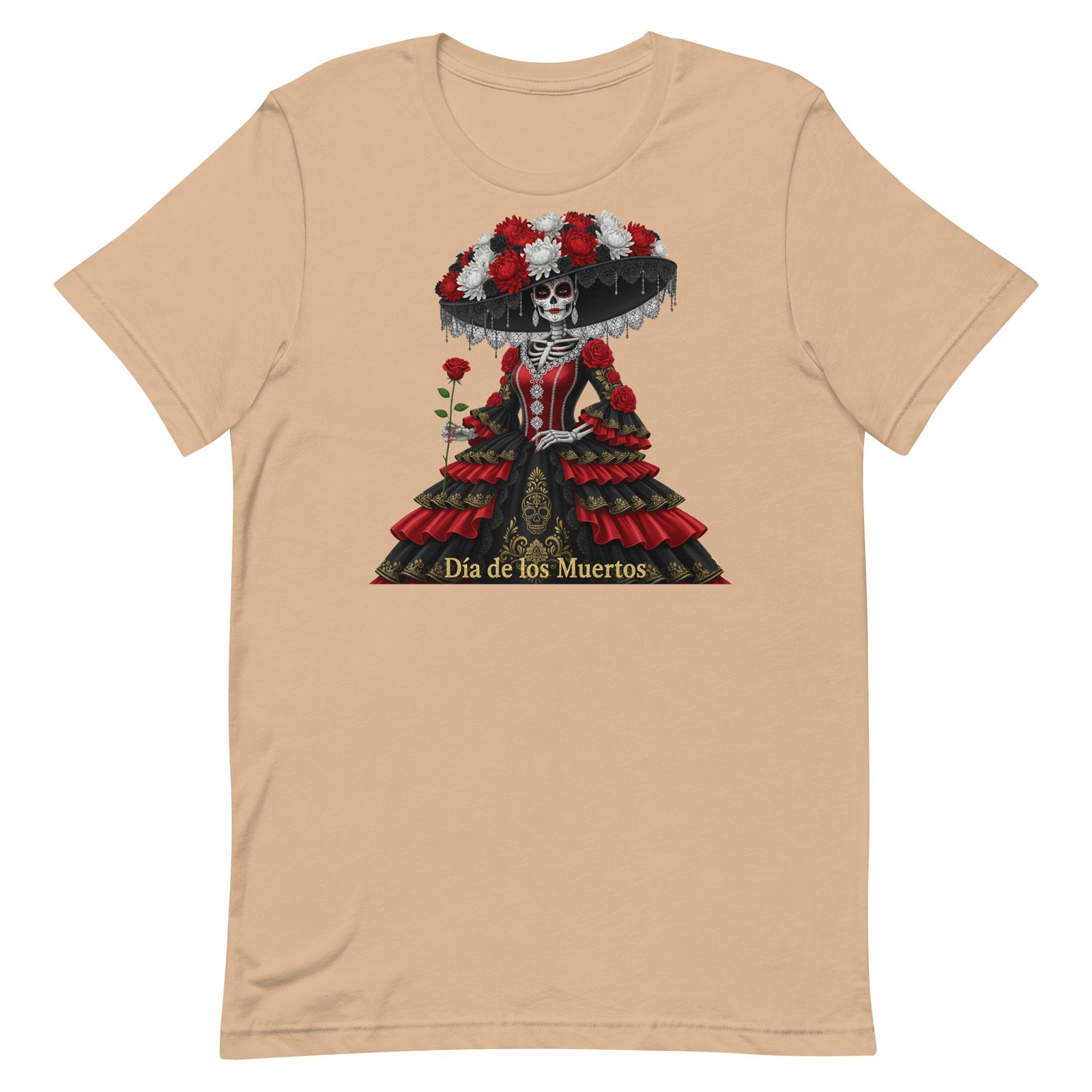 Catrina Dia de los Muertos Unisex t-shirt - Image 68