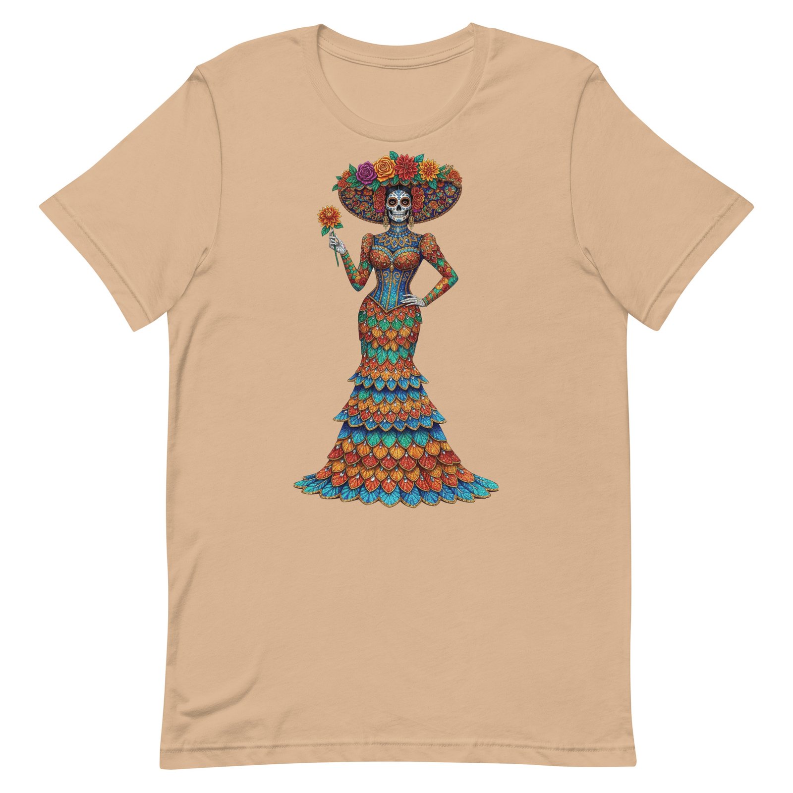 Catrina Dia de los Muertos Unisex t-shirt - Image 68