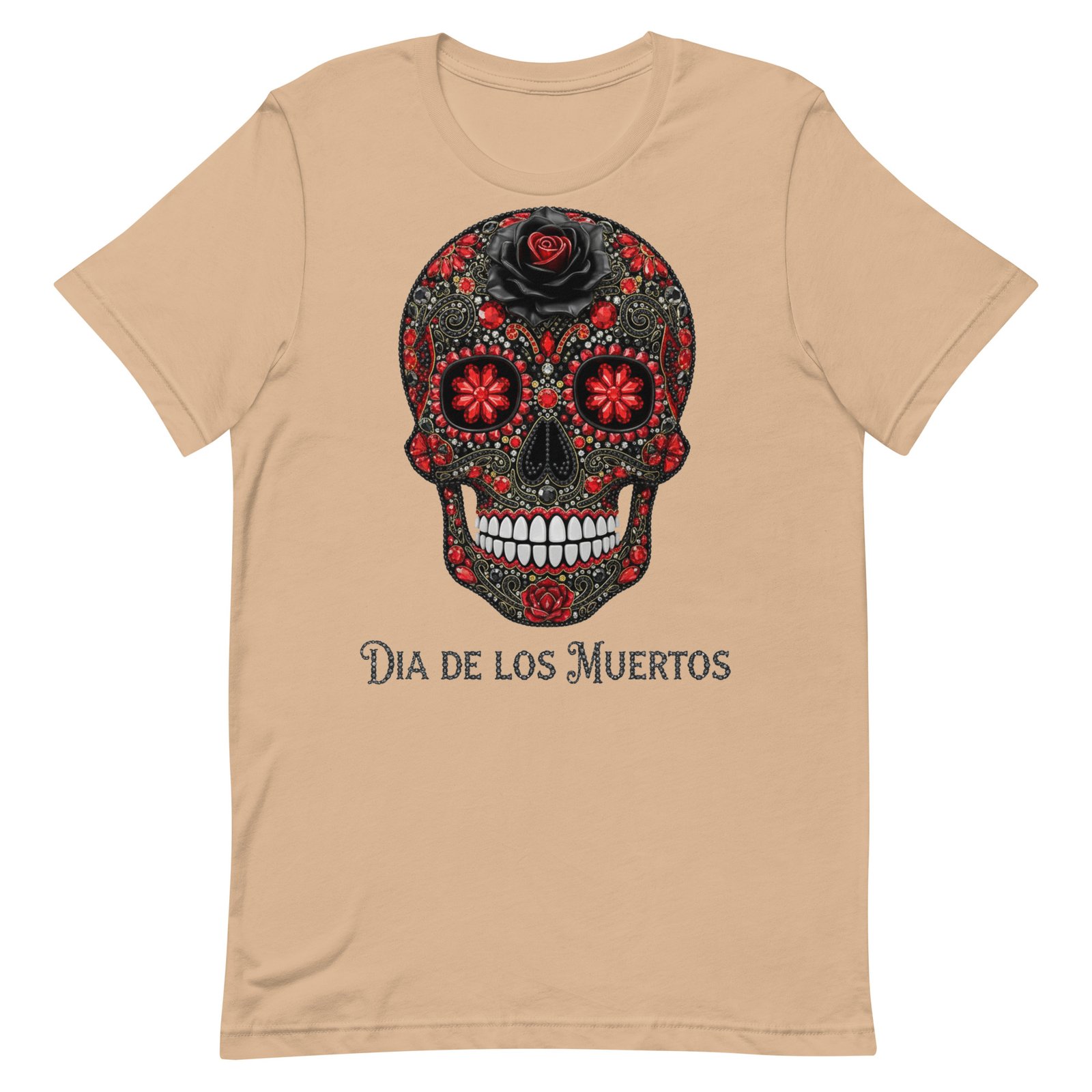 Dia de los Muertos Skull Unisex t-shirt - Image 68