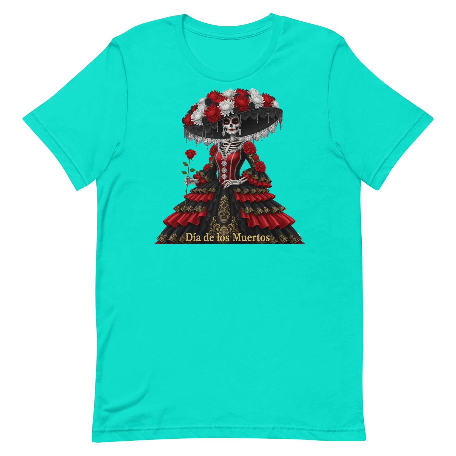 Catrina Dia de los Muertos Unisex t-shirt - Image 90