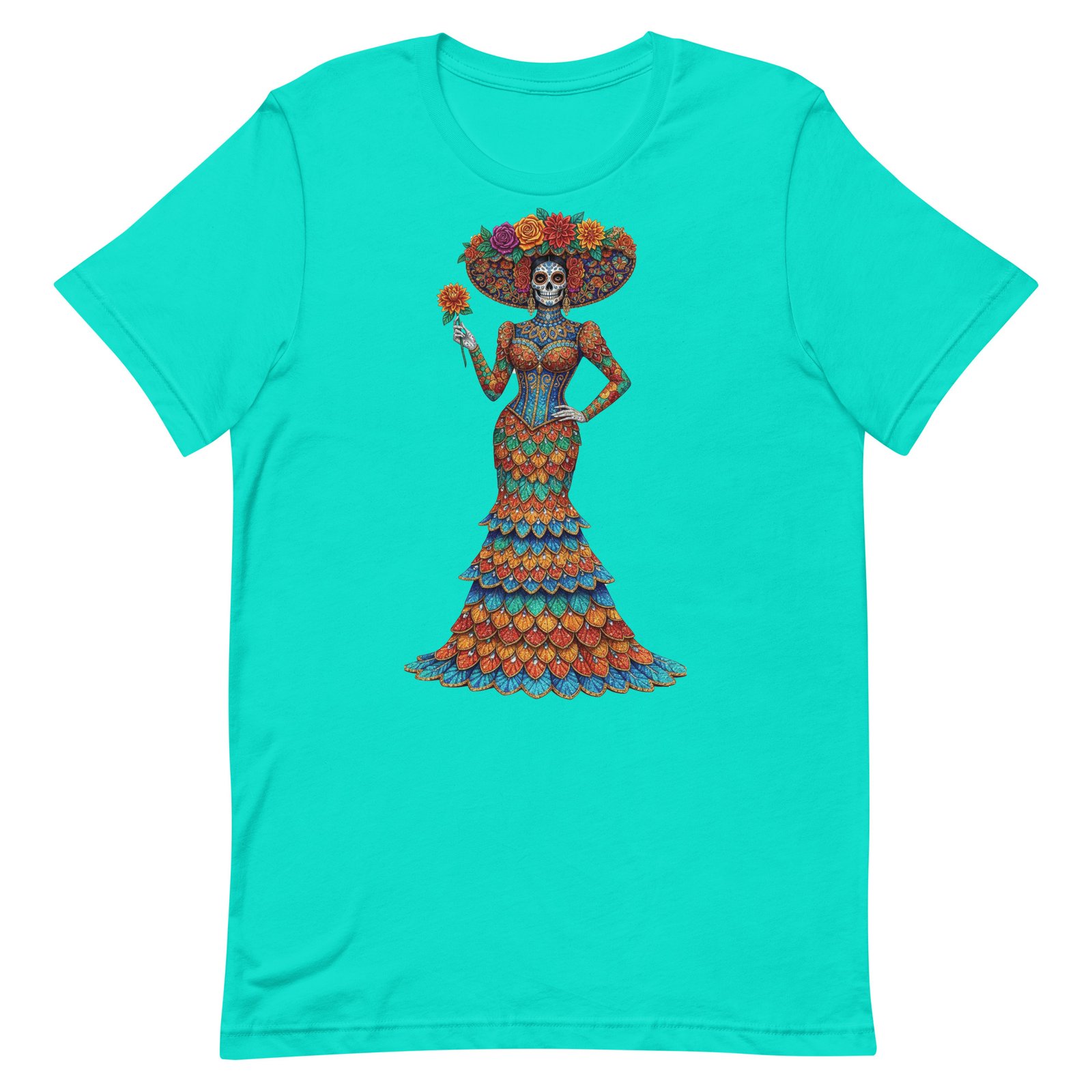 Catrina Dia de los Muertos Unisex t-shirt - Image 90