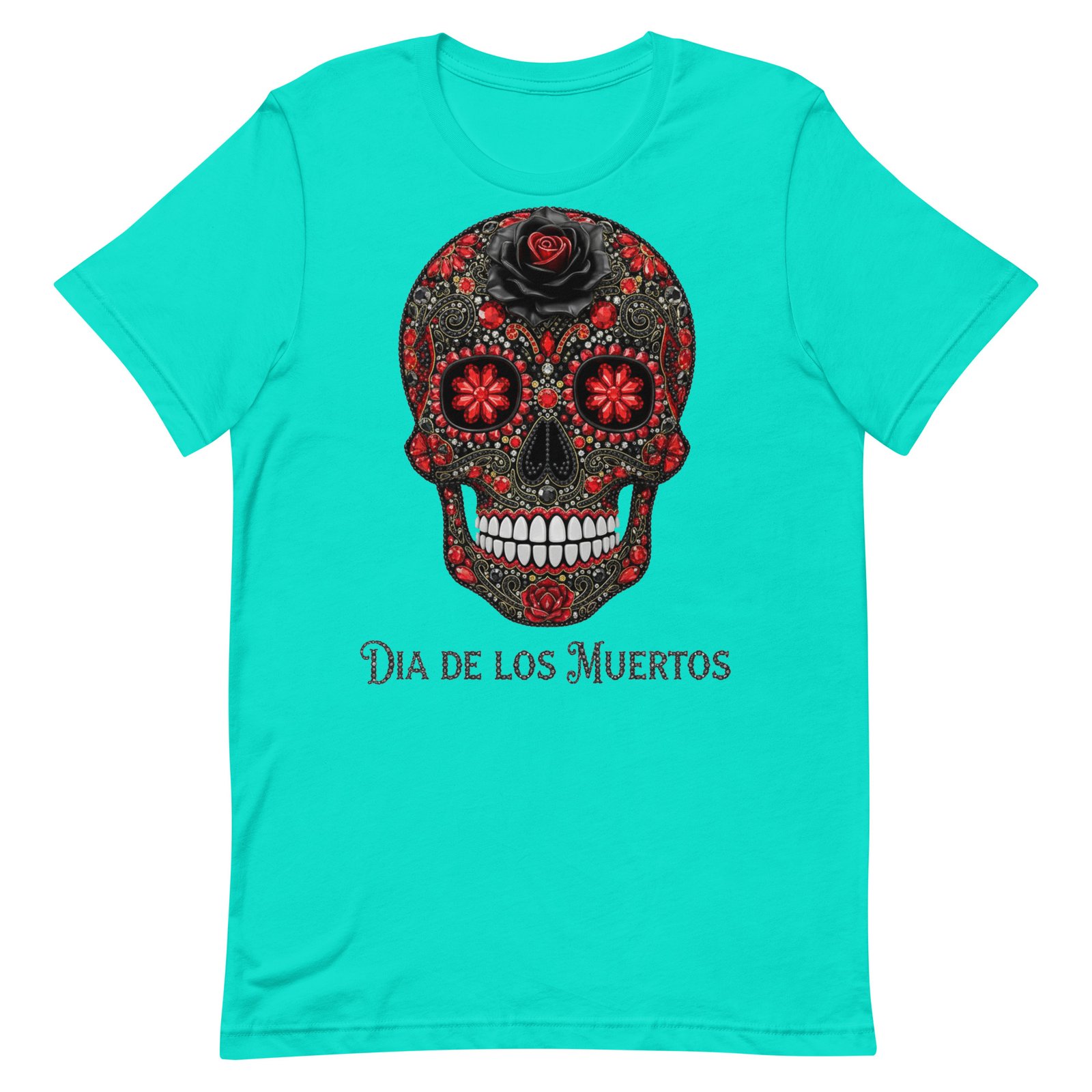 Dia de los Muertos Skull Unisex t-shirt - Image 90