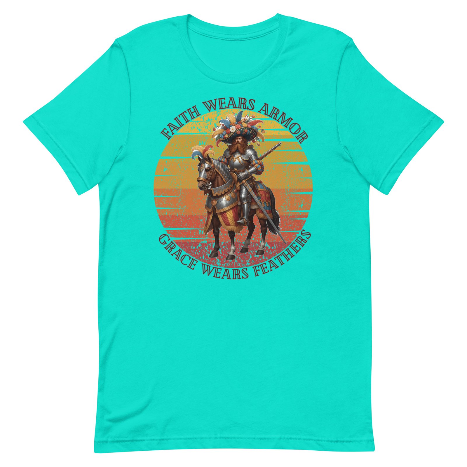 Armored and feathered Unisex t-shirt - Image 90