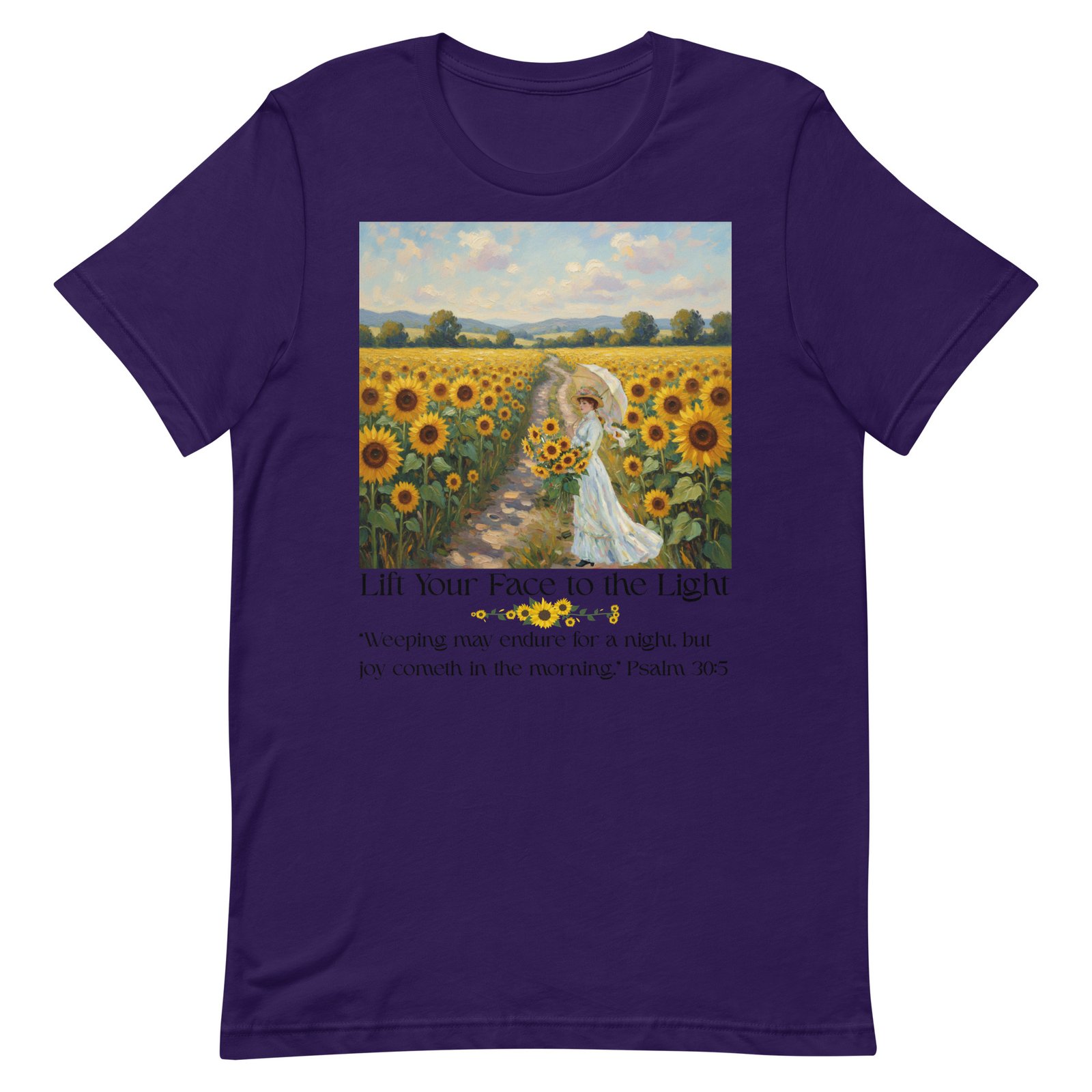 Lift your face to the light-Unisex t-shirt - Image 78