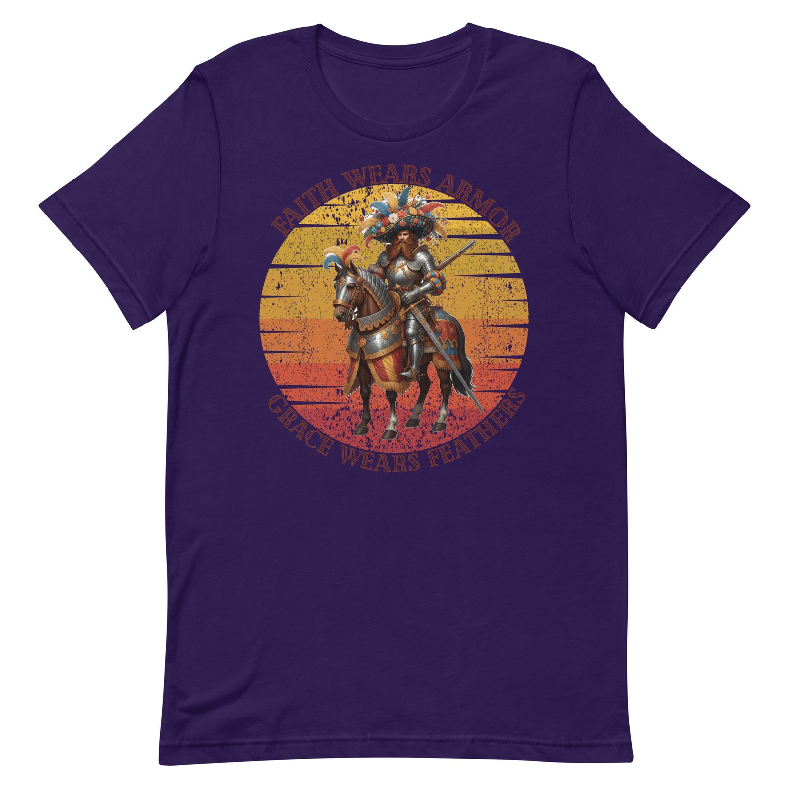 Armored and feathered Unisex t-shirt - Image 78