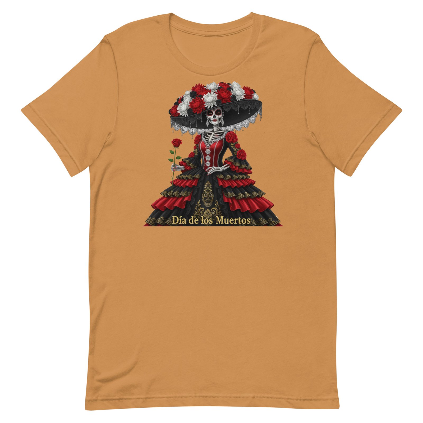 Catrina Dia de los Muertos Unisex t-shirt - Image 69