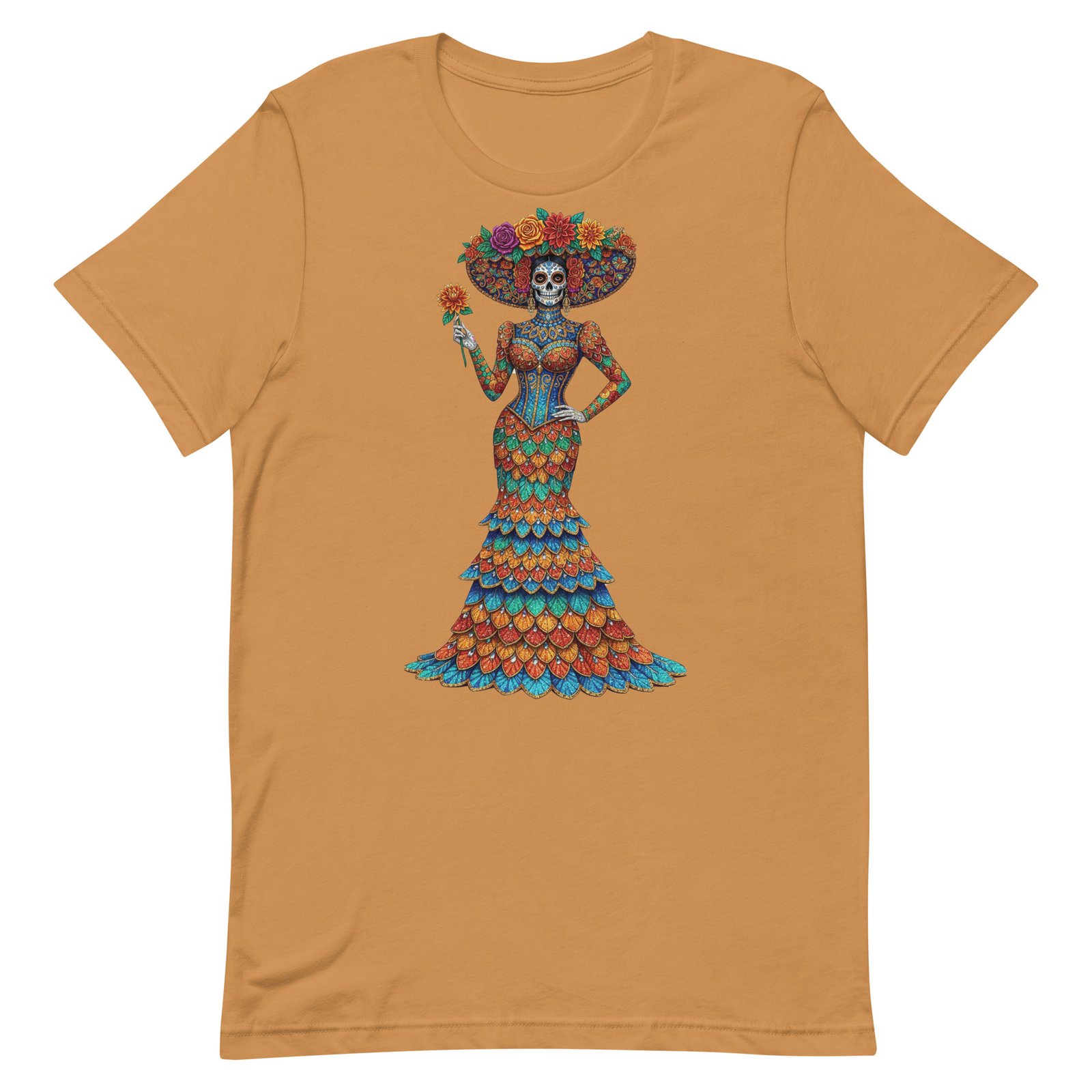 Catrina Dia de los Muertos Unisex t-shirt - Image 69