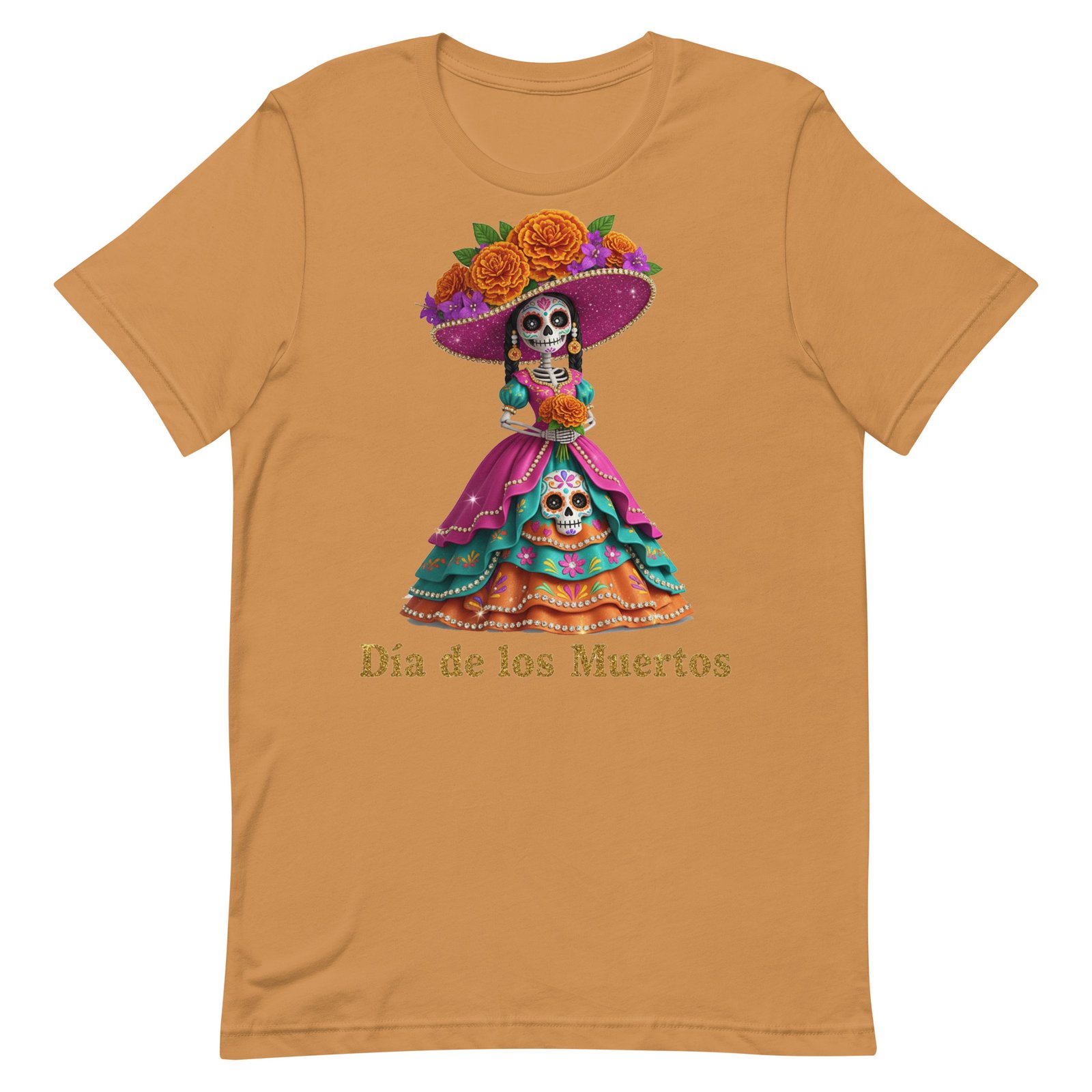 Dia de los Muertos Catrina Unisex t-shirt - Image 69