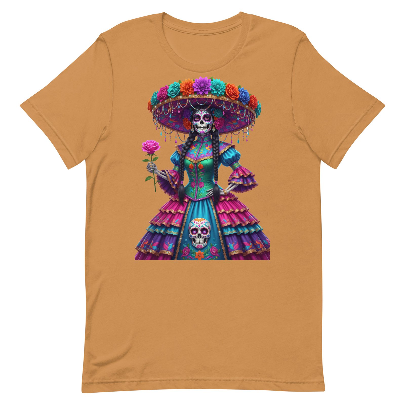 Catrina Dia de los Muertos Unisex t-shirt - Image 69