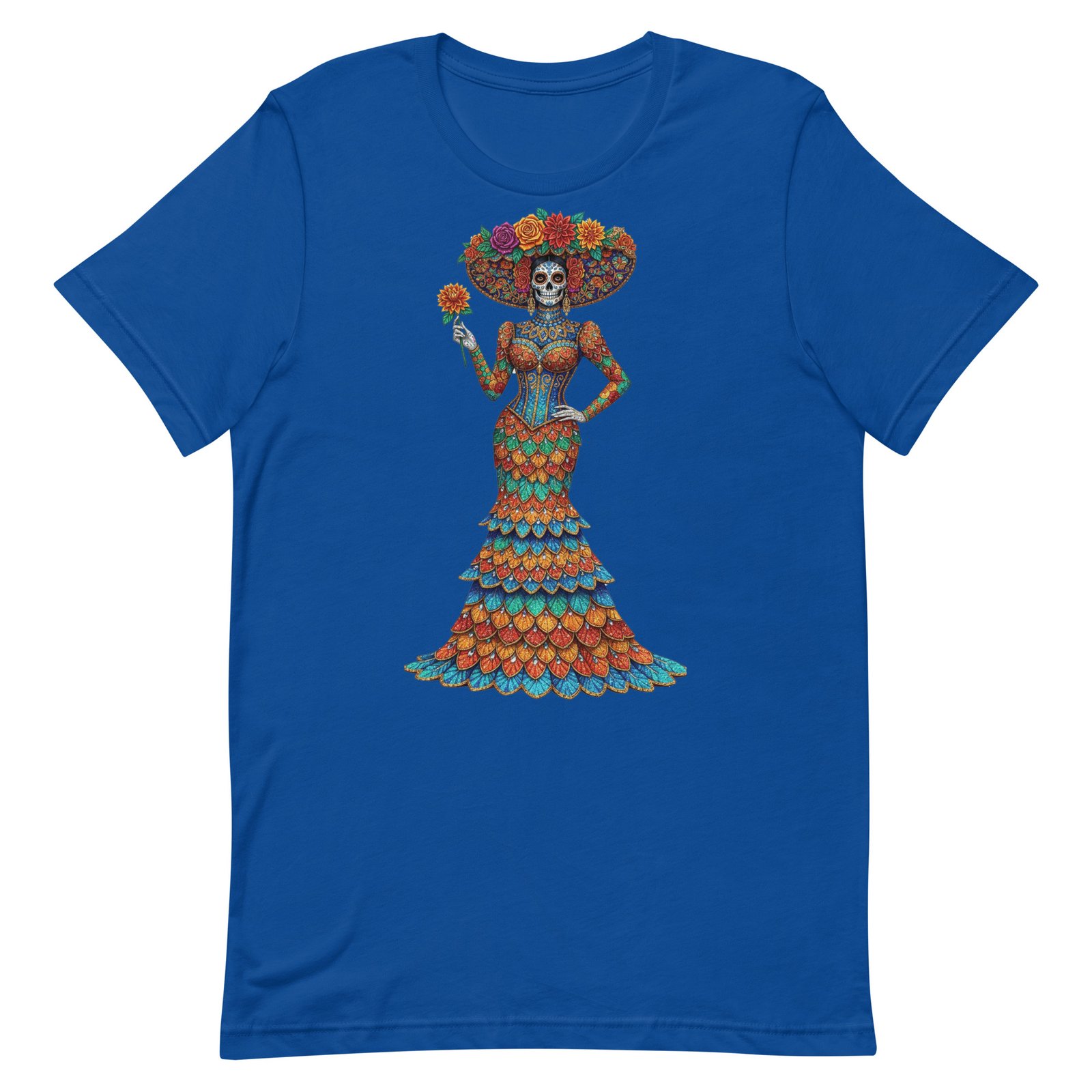 Catrina Dia de los Muertos Unisex t-shirt - Image 70