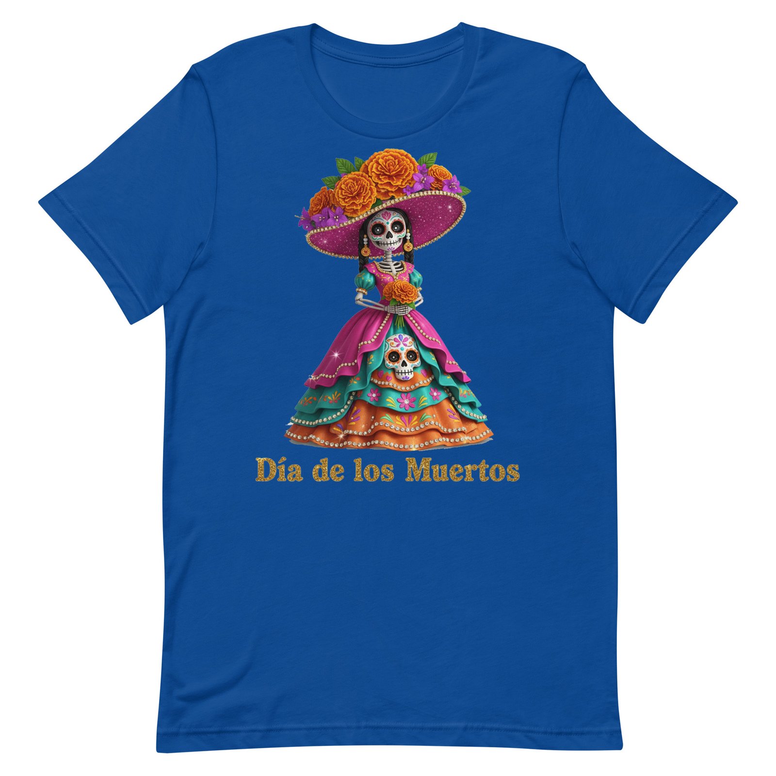 Dia de los Muertos Catrina Unisex t-shirt - Image 70