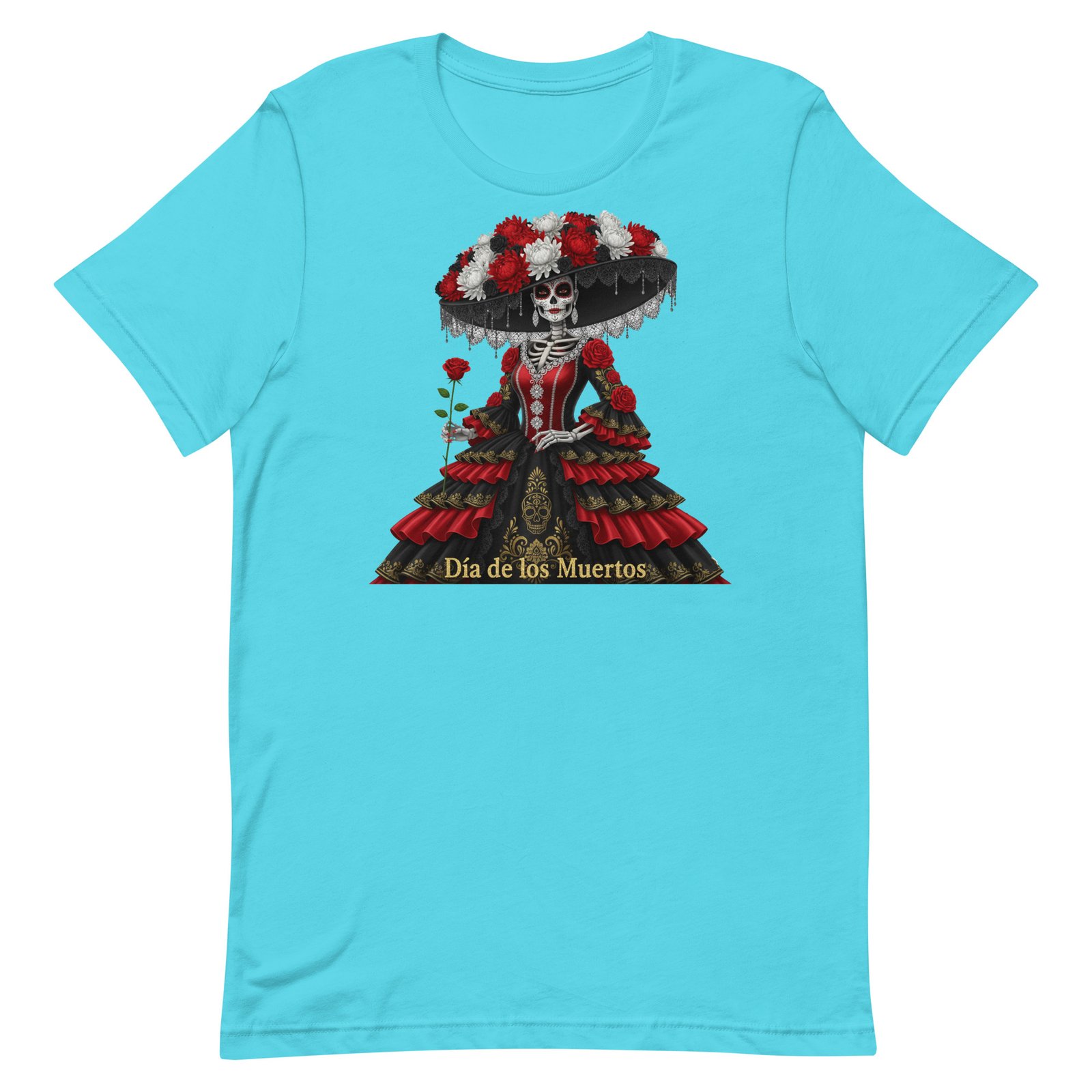 Catrina Dia de los Muertos Unisex t-shirt - Image 84