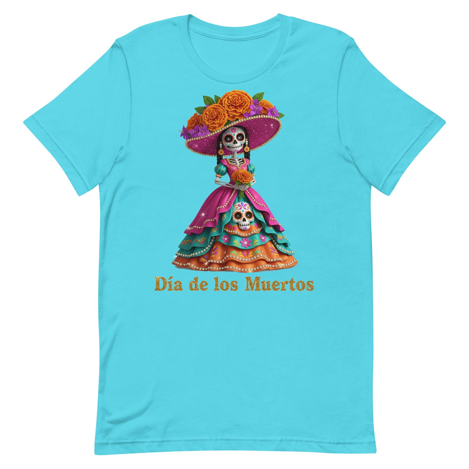 Dia de los Muertos Catrina Unisex t-shirt - Image 84
