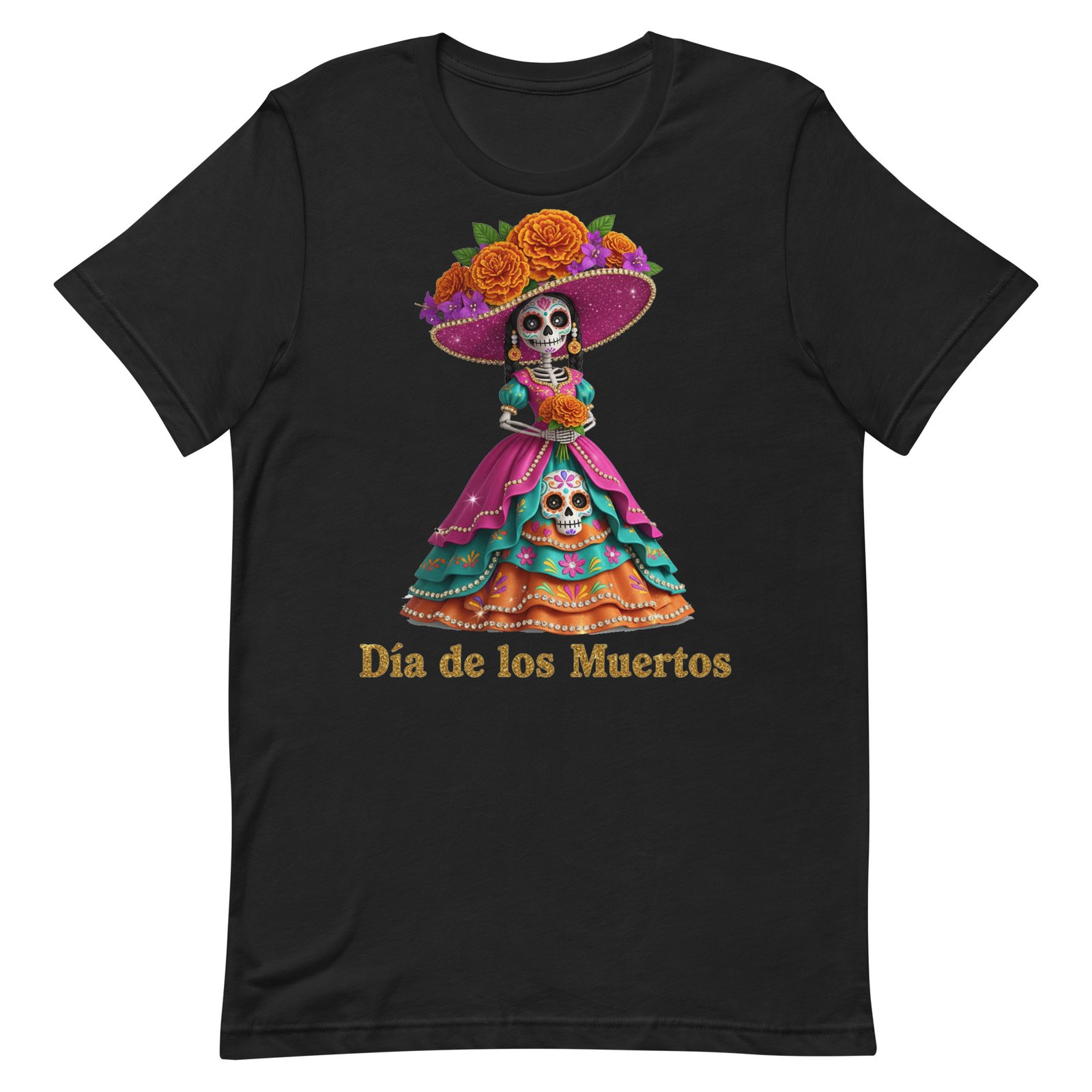 Dia de los Muertos Catrina Unisex t-shirt - Image 82