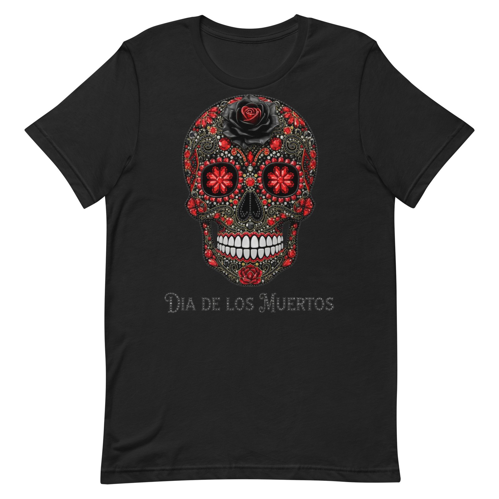 Dia de los Muertos Skull Unisex t-shirt - Image 82