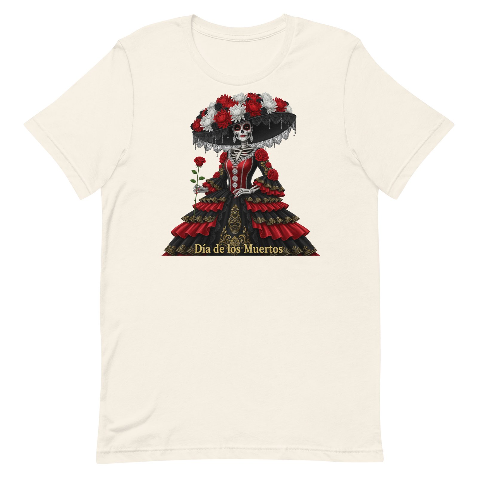 Catrina Dia de los Muertos Unisex t-shirt - Image 71