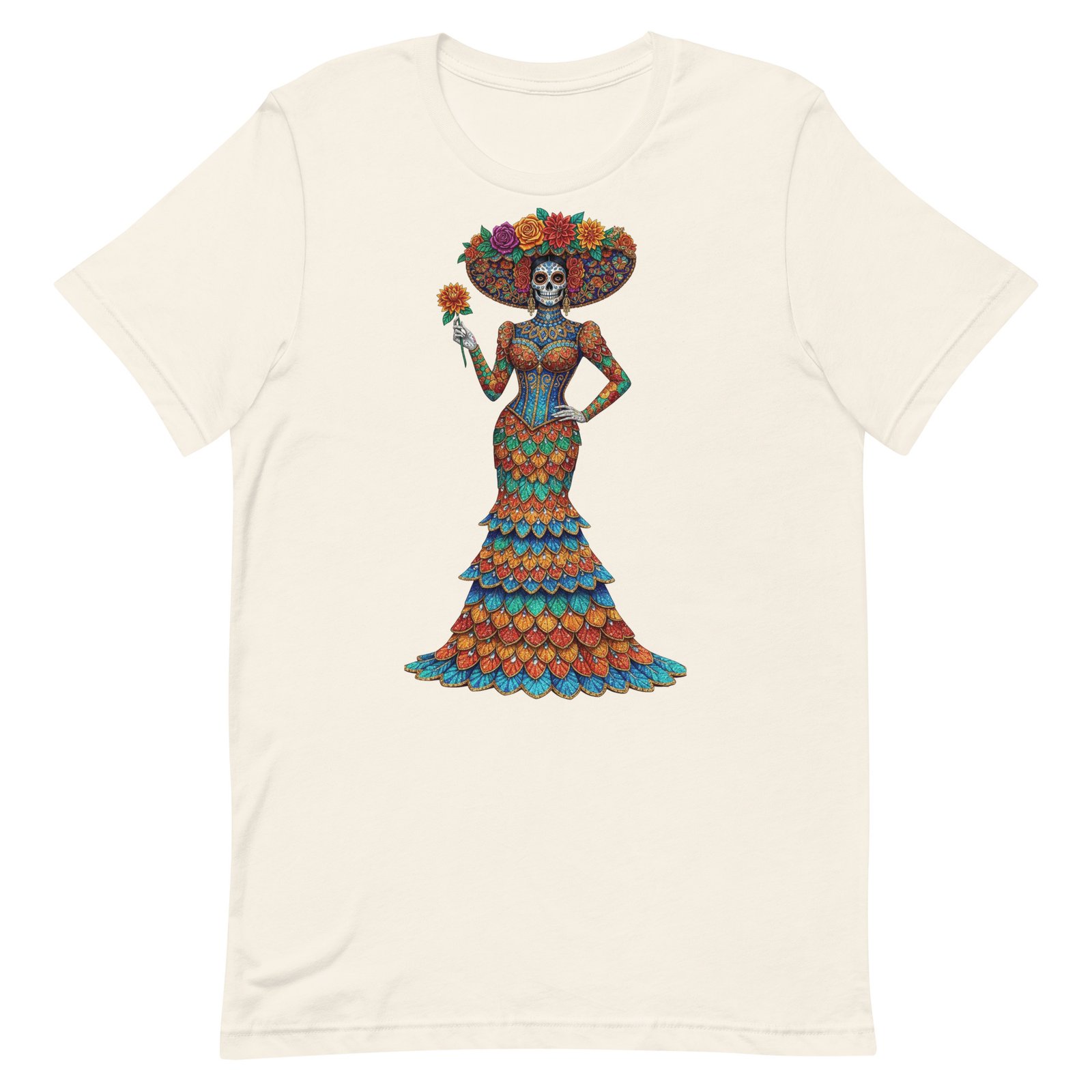 Catrina Dia de los Muertos Unisex t-shirt - Image 71
