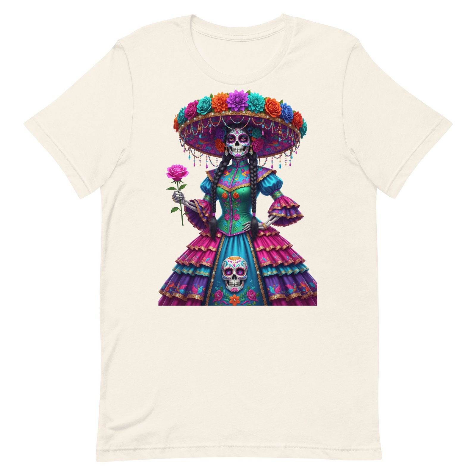 Catrina Dia de los Muertos Unisex t-shirt - Image 71