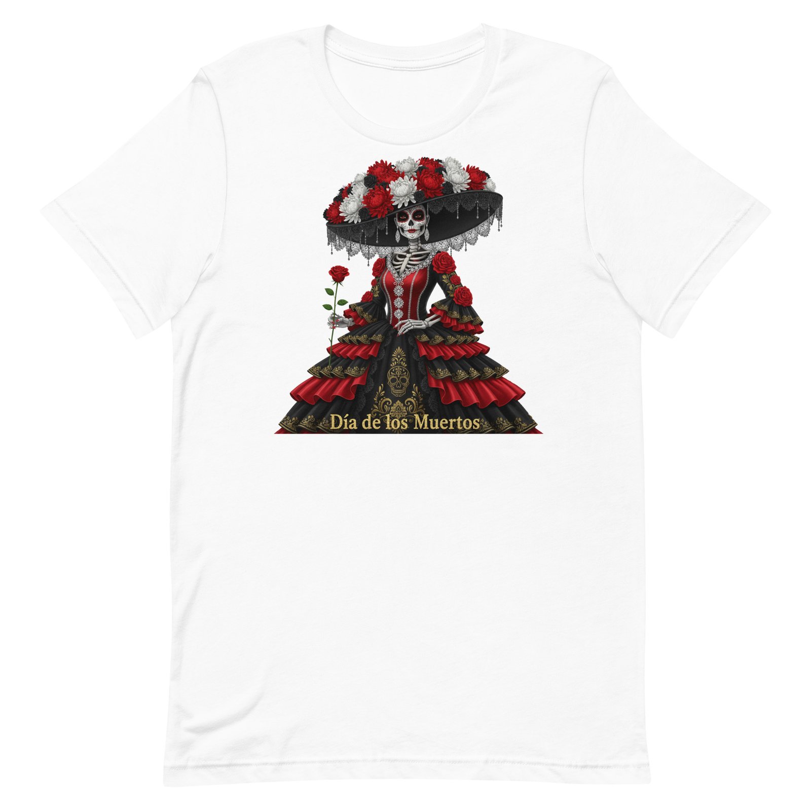 Catrina Dia de los Muertos Unisex t-shirt - Image 72