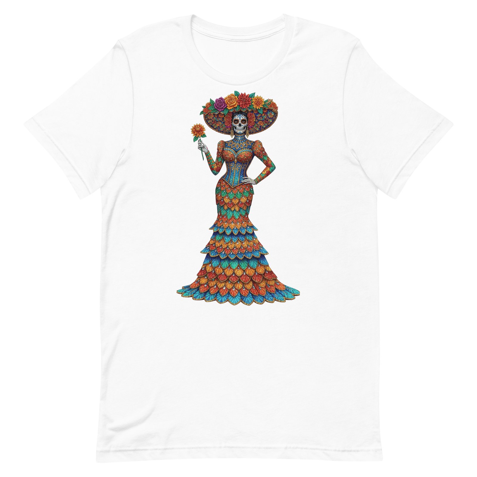 Catrina Dia de los Muertos Unisex t-shirt - Image 72