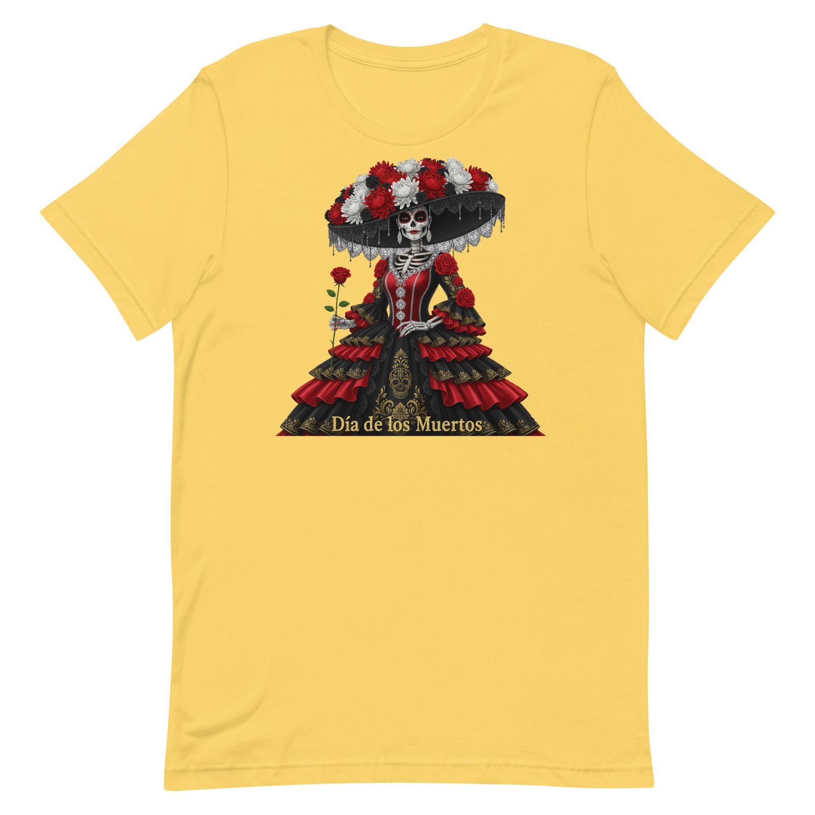 Catrina Dia de los Muertos Unisex t-shirt - Image 73