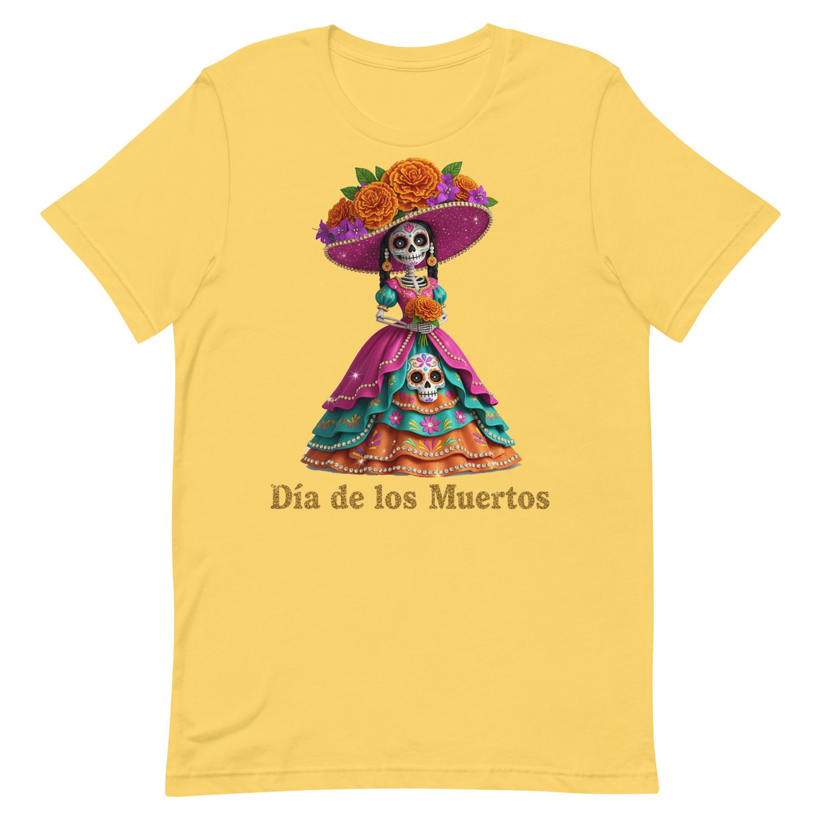 Dia de los Muertos Catrina Unisex t-shirt - Image 73