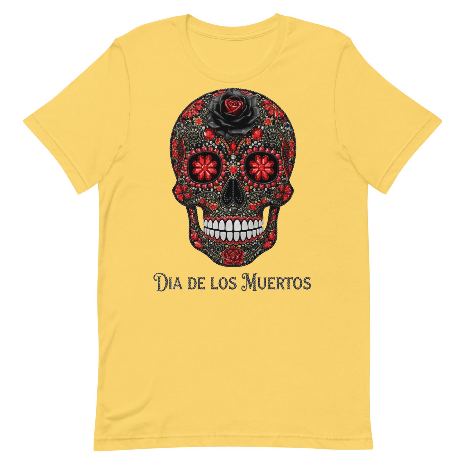 Dia de los Muertos Skull Unisex t-shirt - Image 73