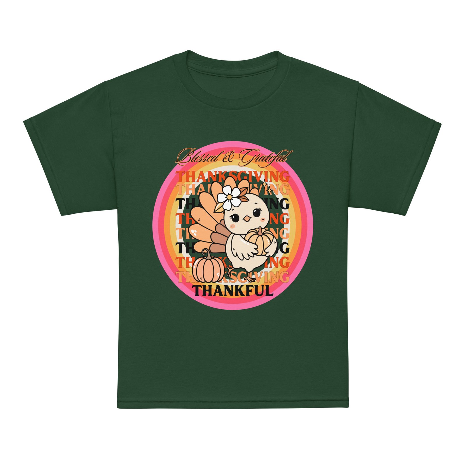 Blessed, Grateful and Thankful Youth t-shirt - Image 4