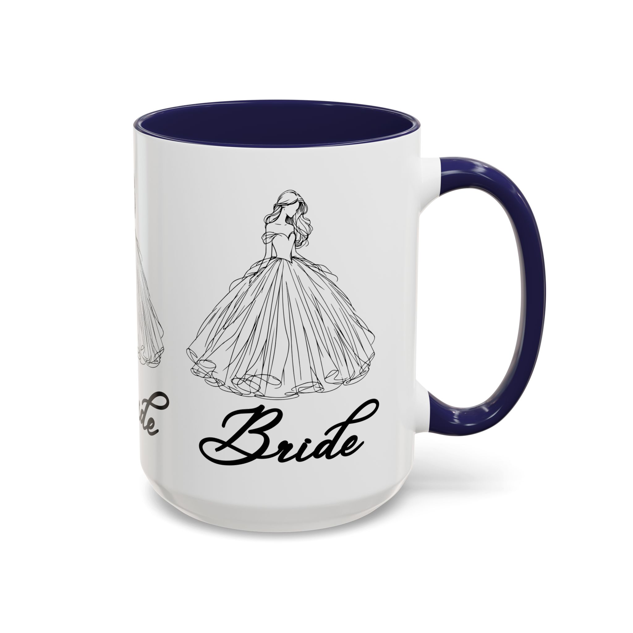 Bride Mug | Elegant Wedding Dress Design | Bridal Shower Gift & Keepsake - Image 22