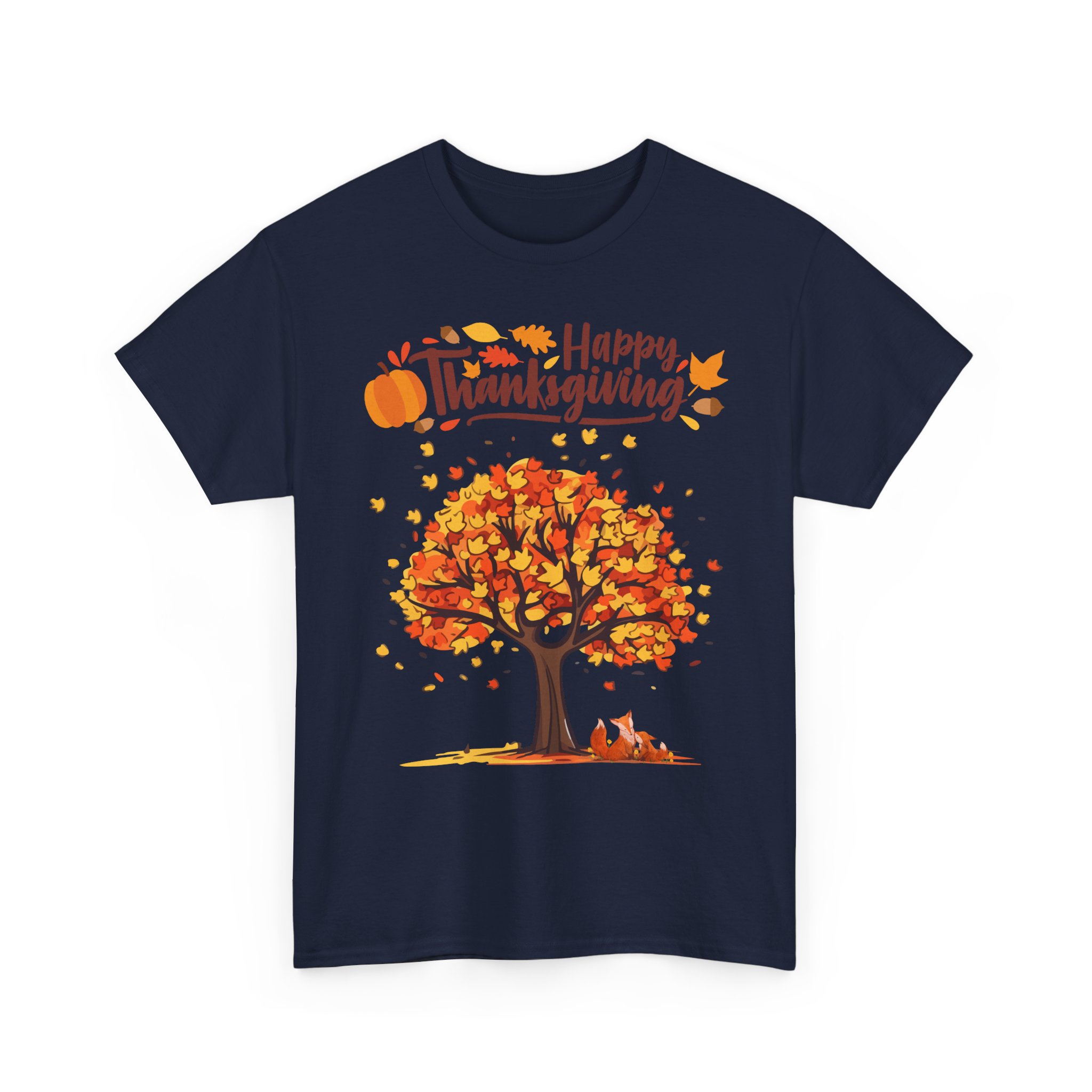 Thanksgiving Tree Tee, Autumn Shirt, Fall Apparel, Family Gathering Top, Seasonal Wear, Thanksgiving Gift - Image 51