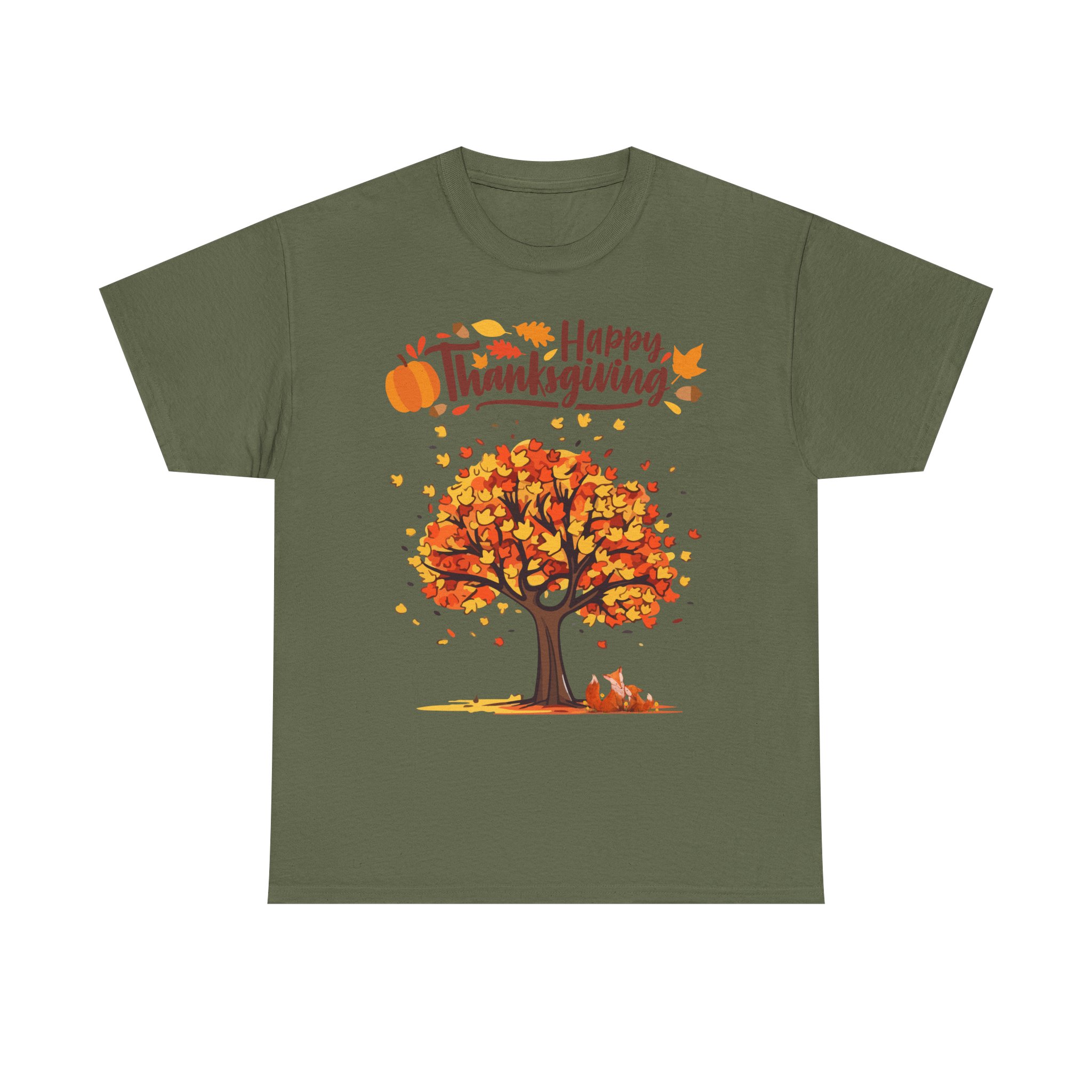 Thanksgiving Tree Tee, Autumn Shirt, Fall Apparel, Family Gathering Top, Seasonal Wear, Thanksgiving Gift - Image 33