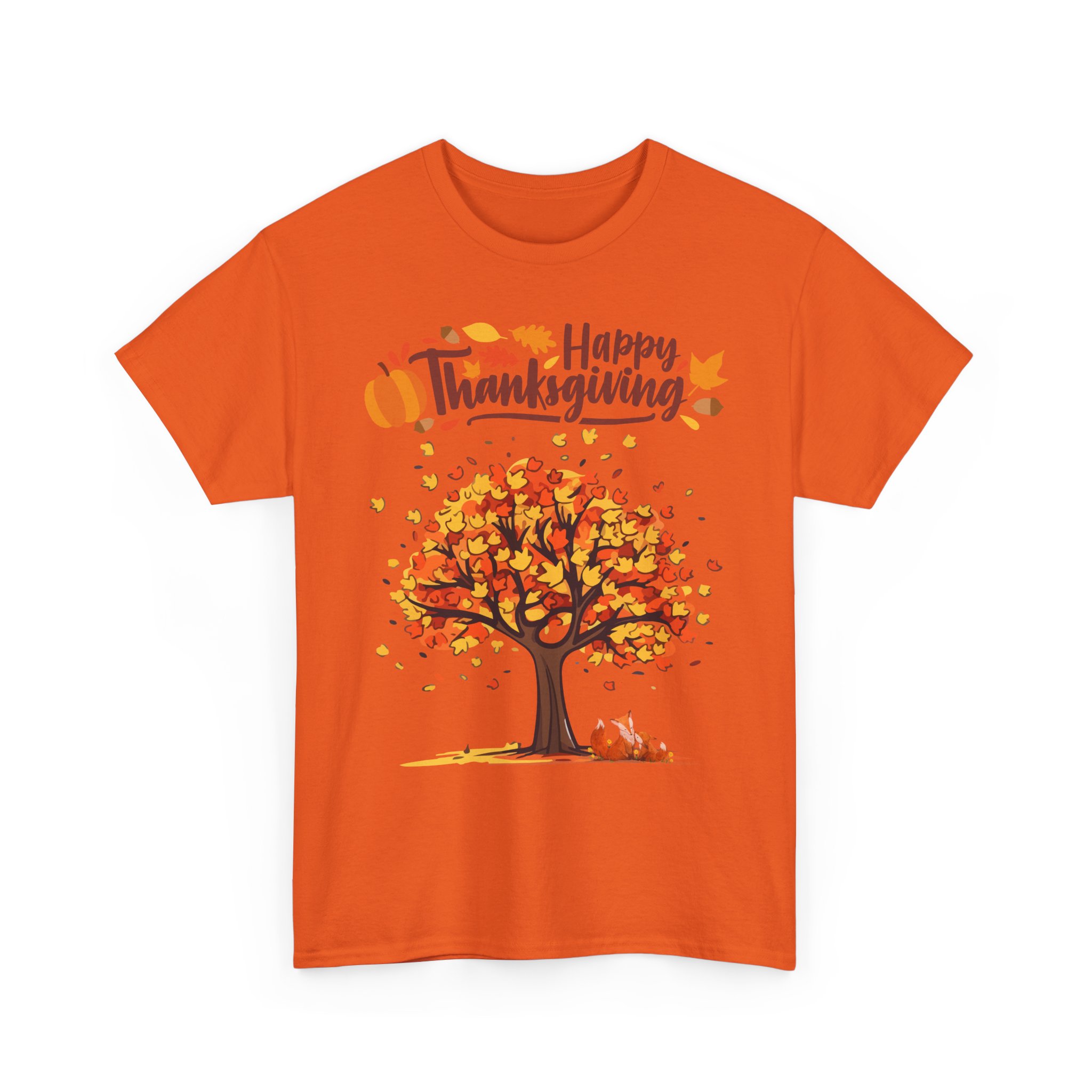Thanksgiving Tree Tee, Autumn Shirt, Fall Apparel, Family Gathering Top, Seasonal Wear, Thanksgiving Gift - Image 19