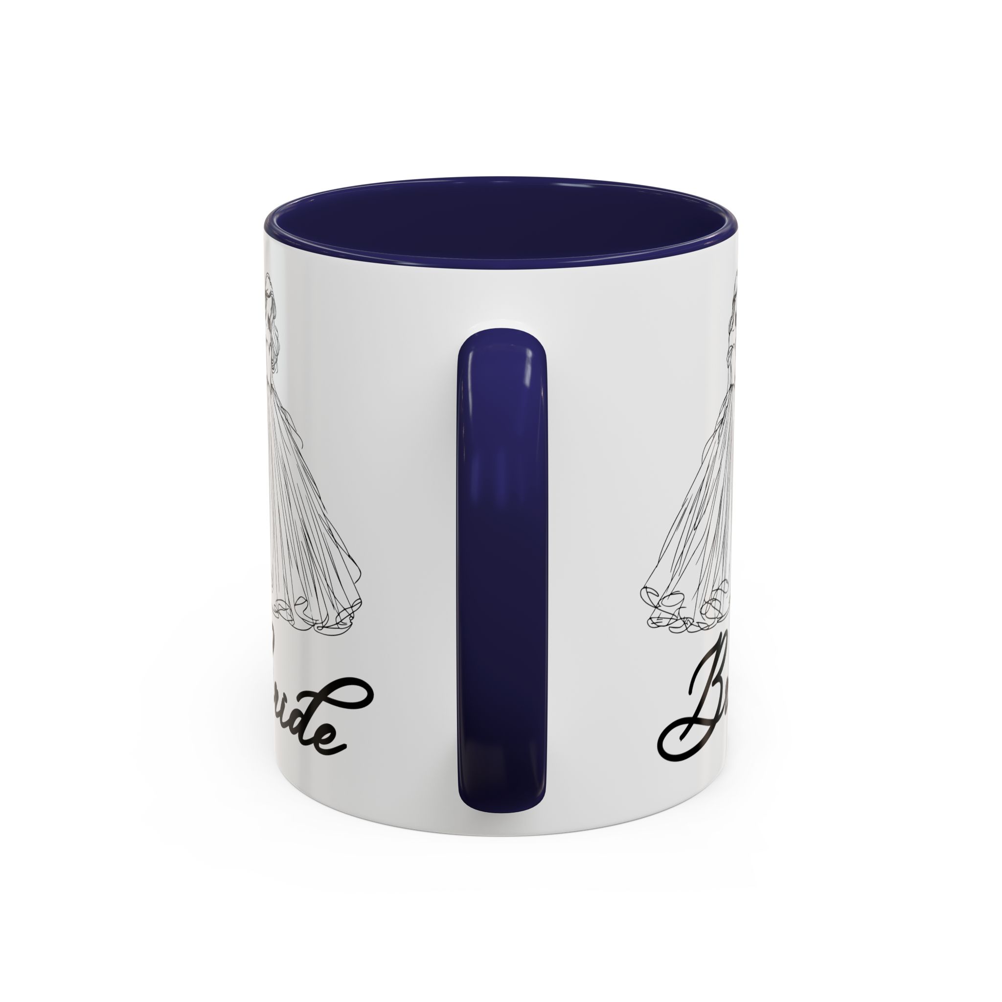 Bride Mug | Elegant Wedding Dress Design | Bridal Shower Gift & Keepsake - Image 8
