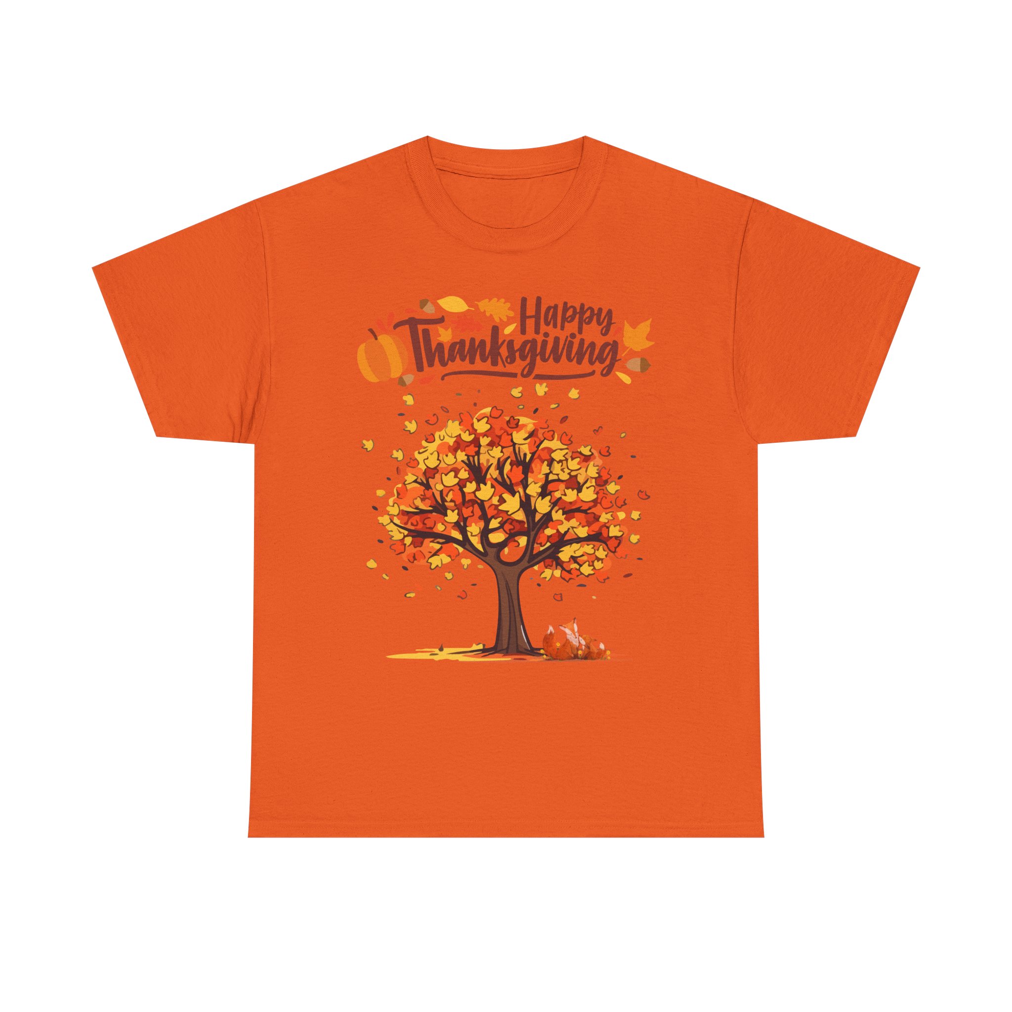 Thanksgiving Tree Tee, Autumn Shirt, Fall Apparel, Family Gathering Top, Seasonal Wear, Thanksgiving Gift - Image 17
