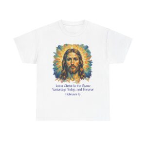 Jesus Portrait – Inspiredby impressionist Style Religious Inspirational Tee - Jesus Christ Design, Faith Shirt, Christian Clothing, Birthday Gift, Everyday Wear