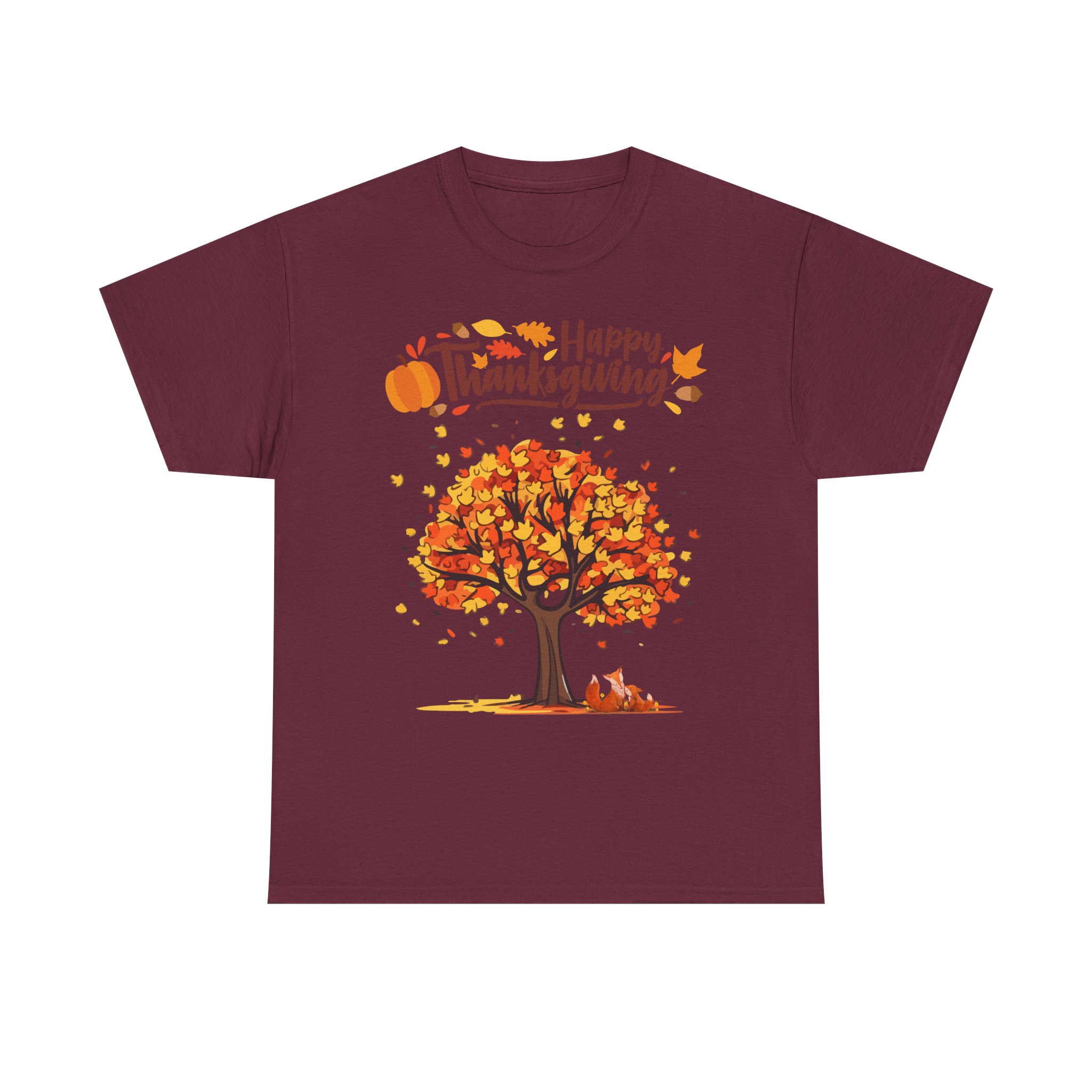Thanksgiving Tree Tee, Autumn Shirt, Fall Apparel, Family Gathering Top, Seasonal Wear, Thanksgiving Gift - Image 21