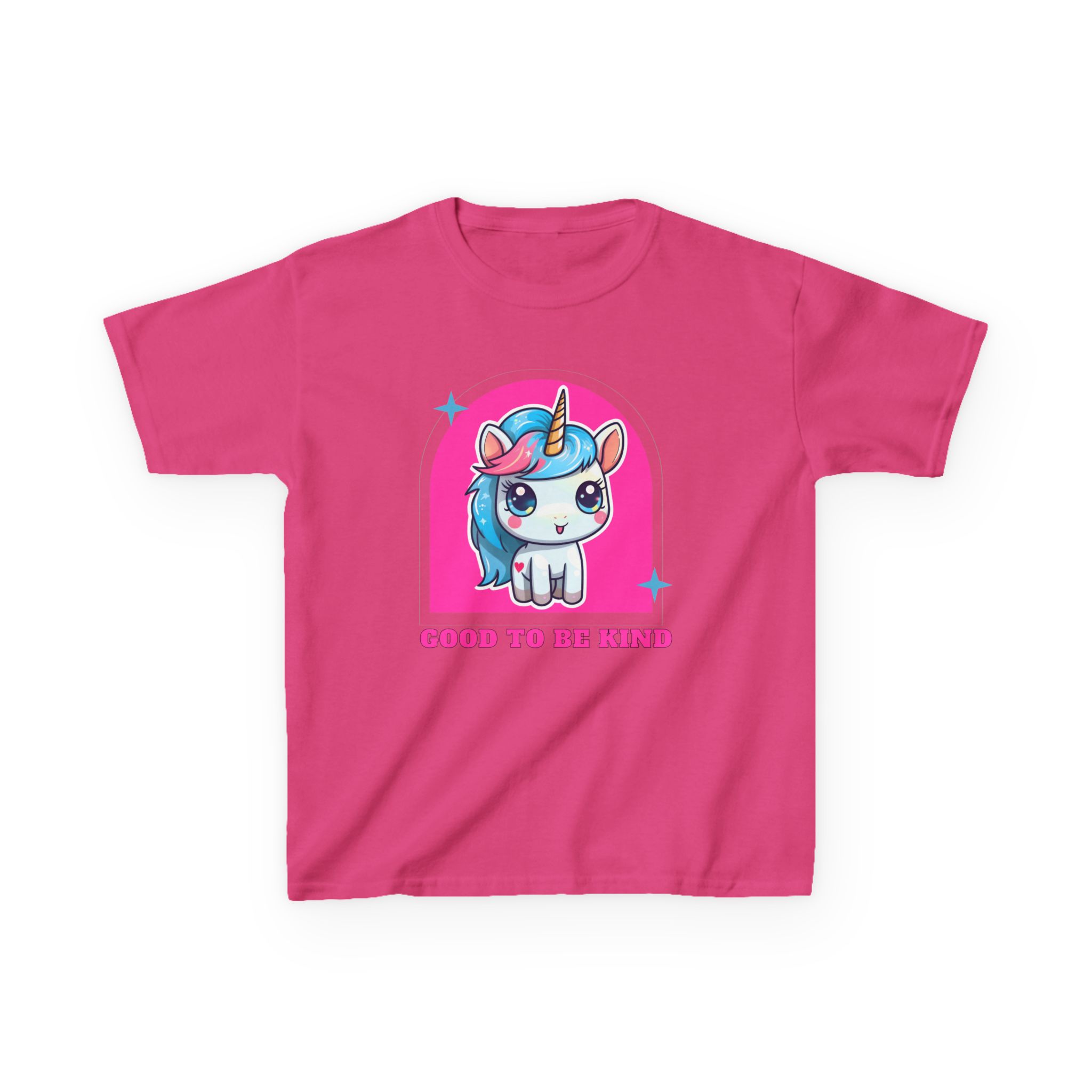Kids Unicorn Tee — "Good to Be Kind" Cute Rainbow Pony Shirt - Image 53