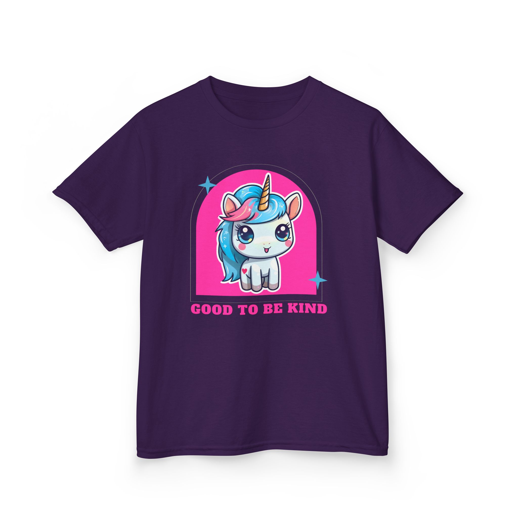 Kids Unicorn Tee — "Good to Be Kind" Cute Rainbow Pony Shirt - Image 46