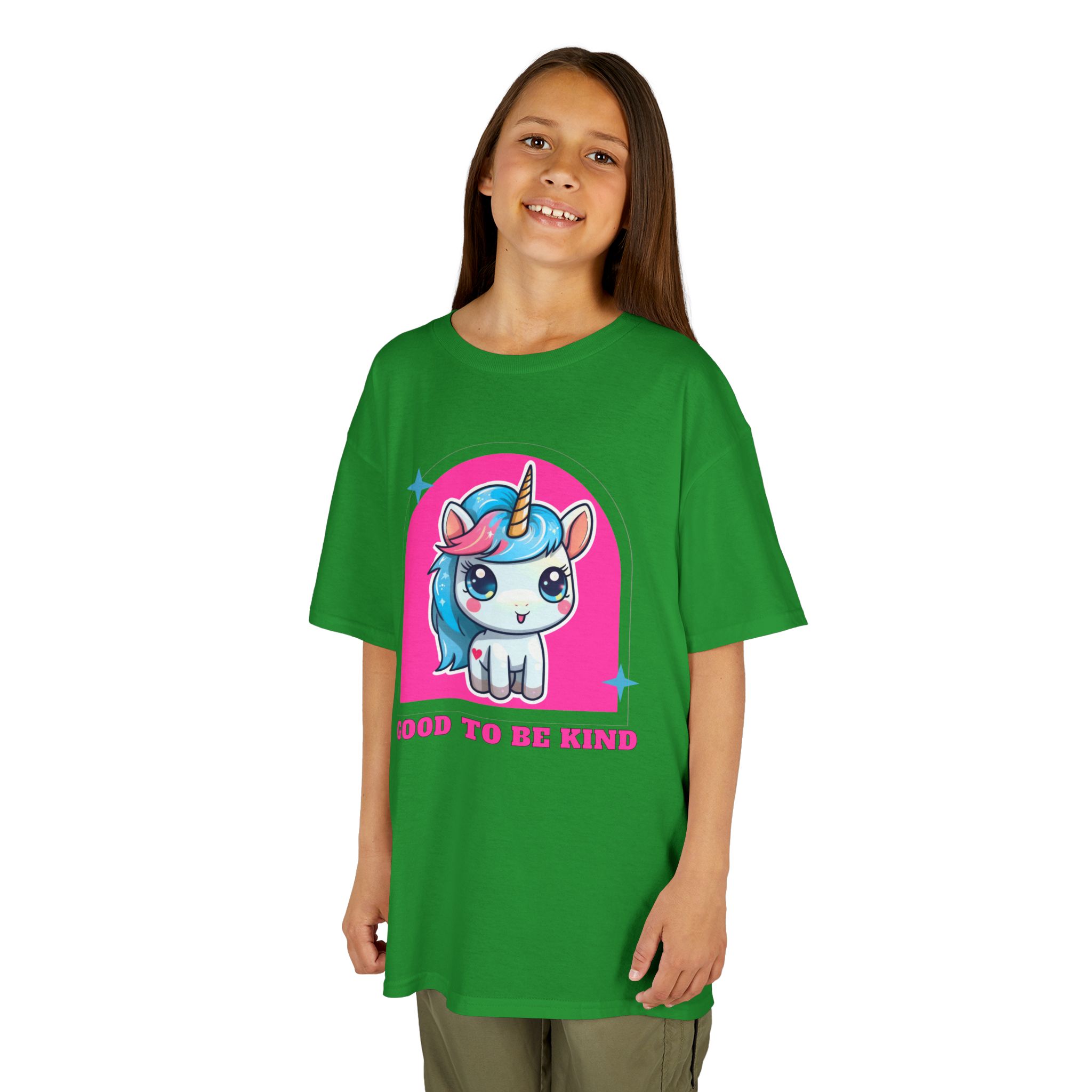 Kids Unicorn Tee — "Good to Be Kind" Cute Rainbow Pony Shirt - Image 31