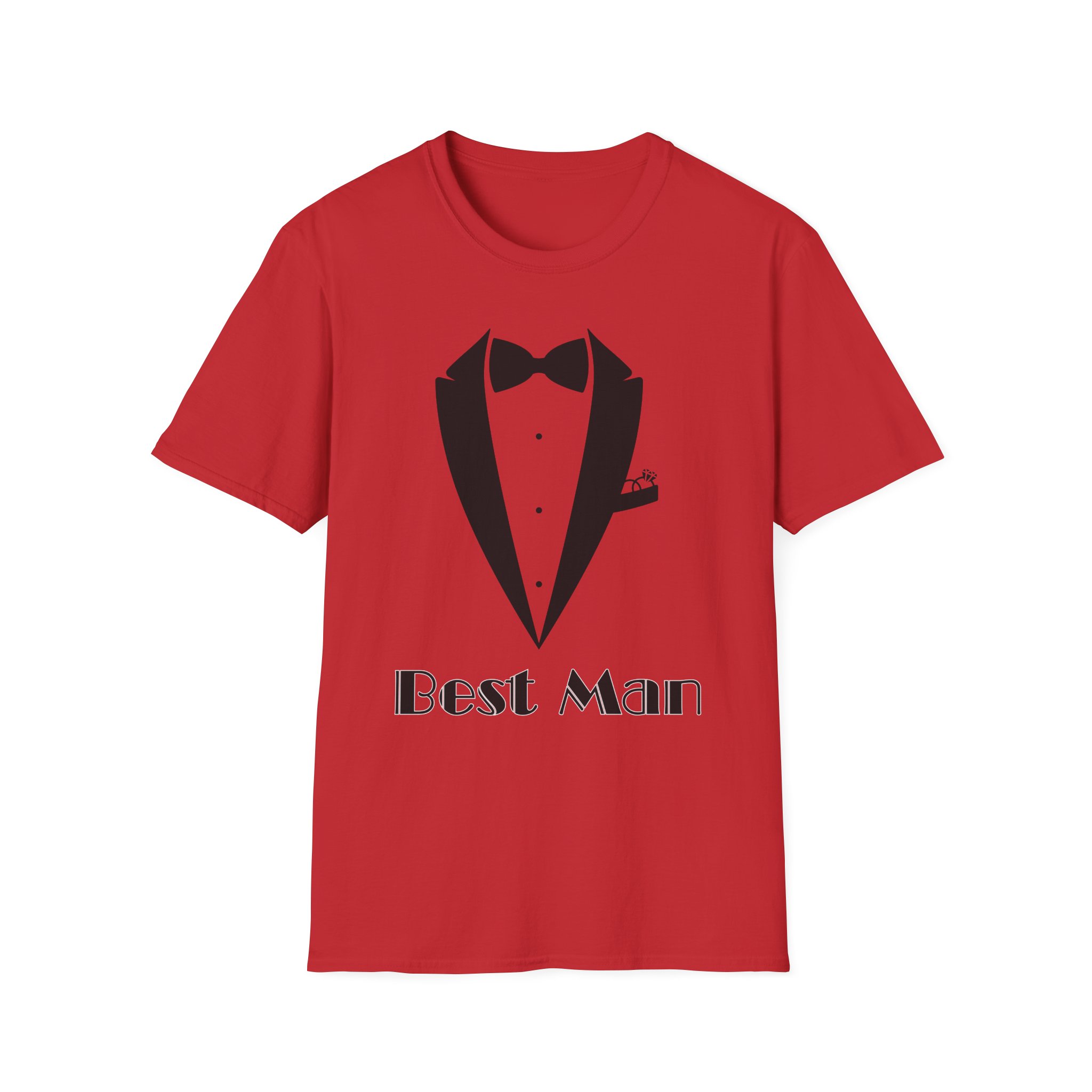 Best Man T-Shirt, Stylish Groom Attire, Wedding Gift for Him, Casual Event Shirt, Unisex Tuxedo Tee, Matching Groomsmen Apparel - Image 41