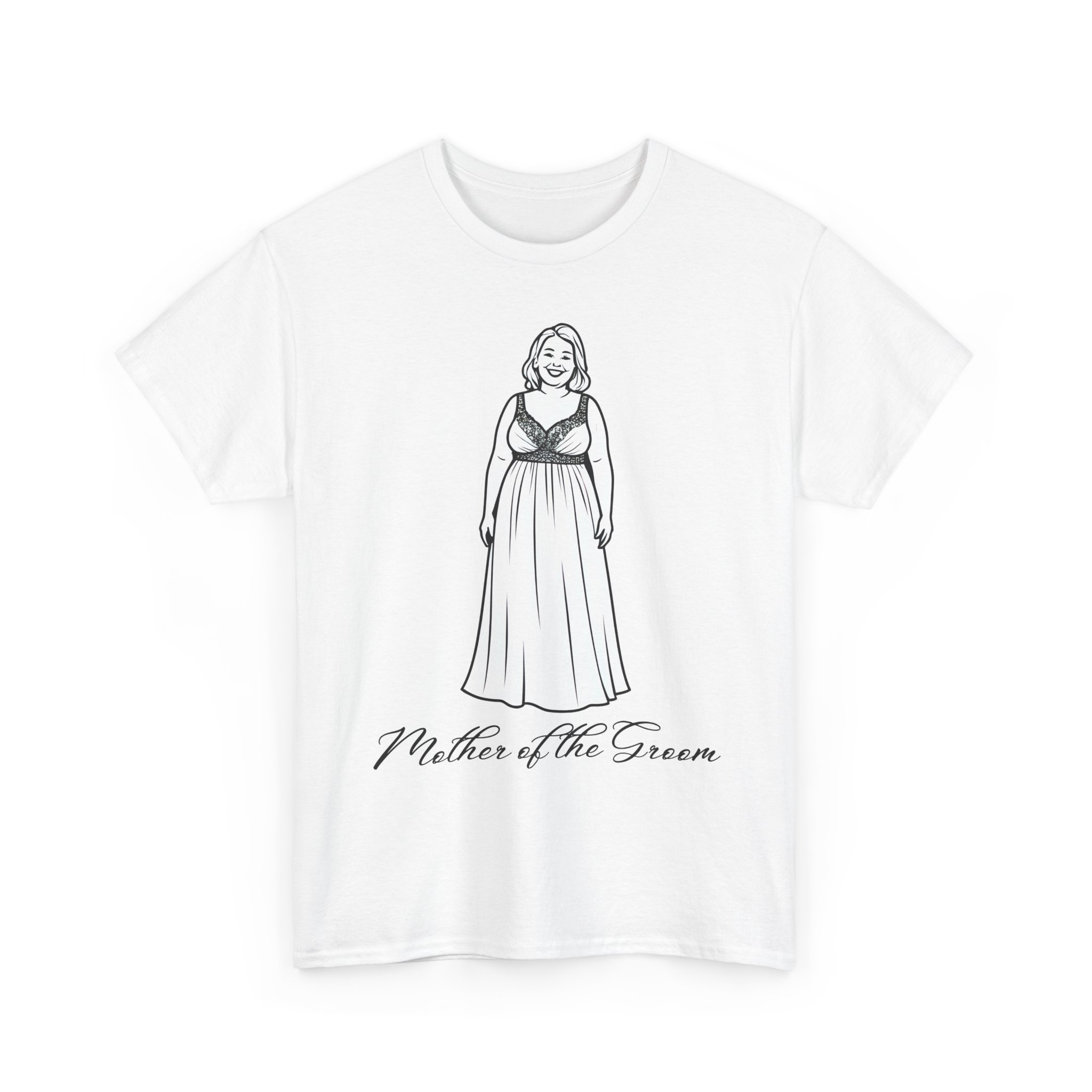 Mother of the Groom Tee, Unisex Cotton T-Shirt for Weddings, Bridal Party Apparel, Gift for Mother, Wedding Day Fashion - Image 3