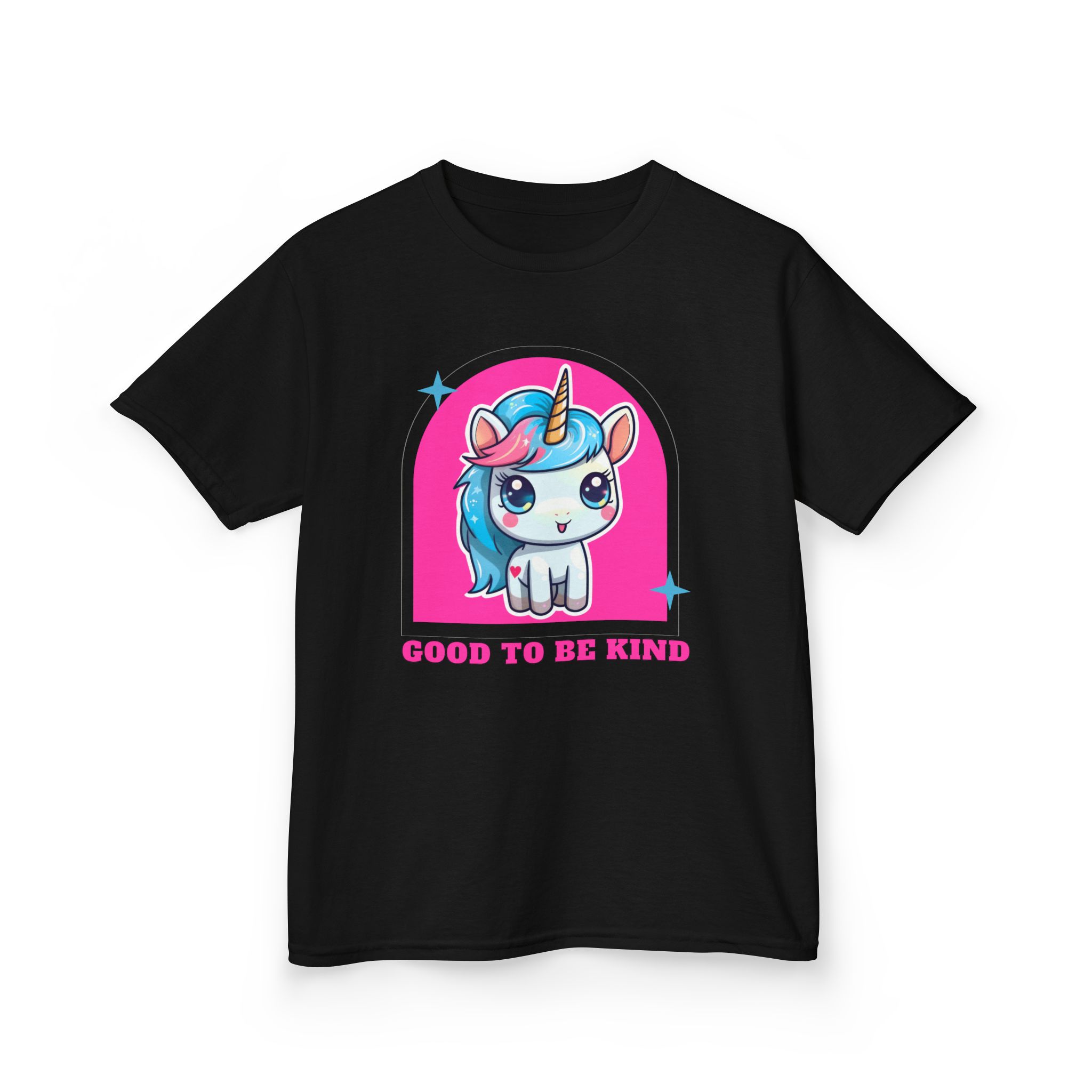 Kids Unicorn Tee — "Good to Be Kind" Cute Rainbow Pony Shirt - Image 6
