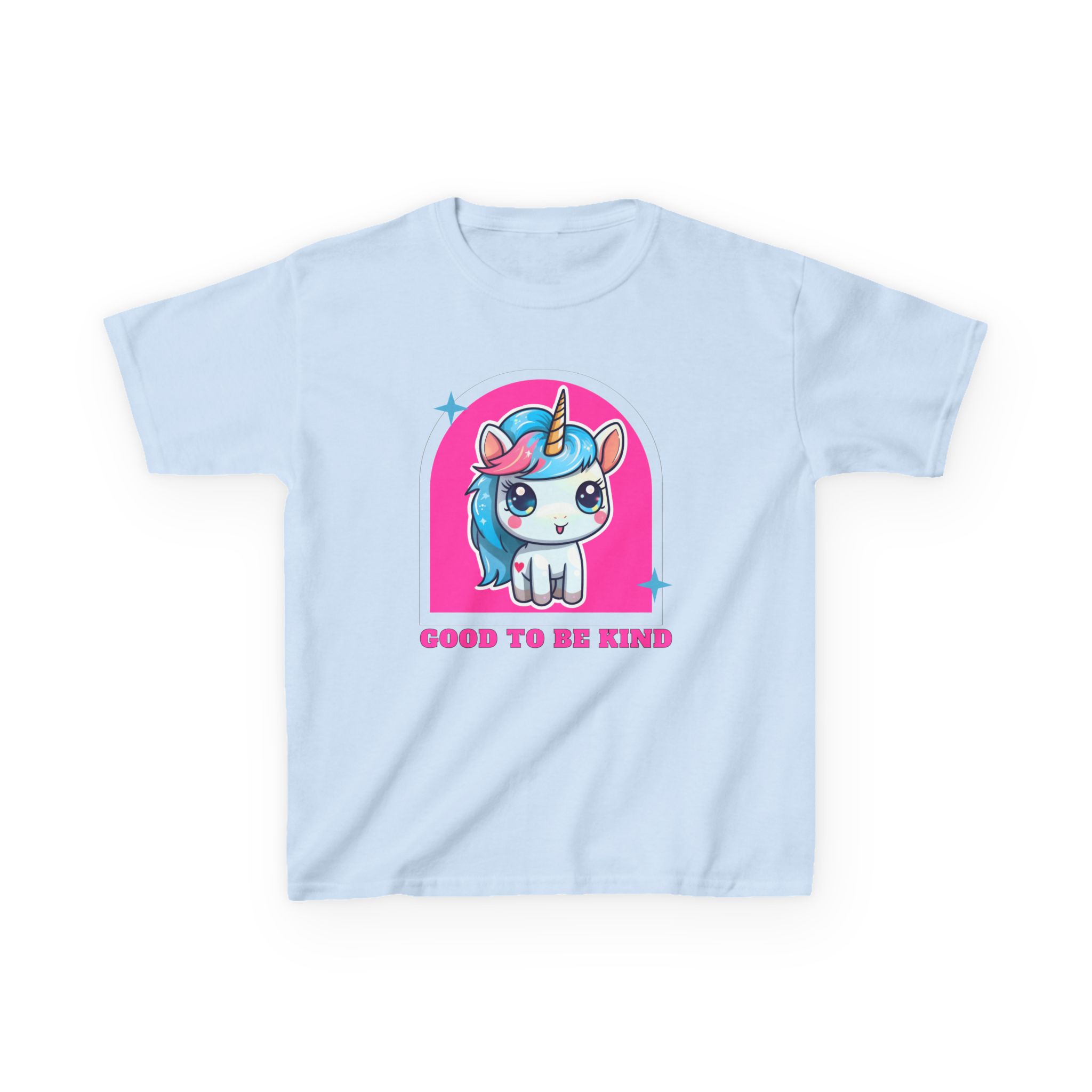 Kids Unicorn Tee — "Good to Be Kind" Cute Rainbow Pony Shirt - Image 37