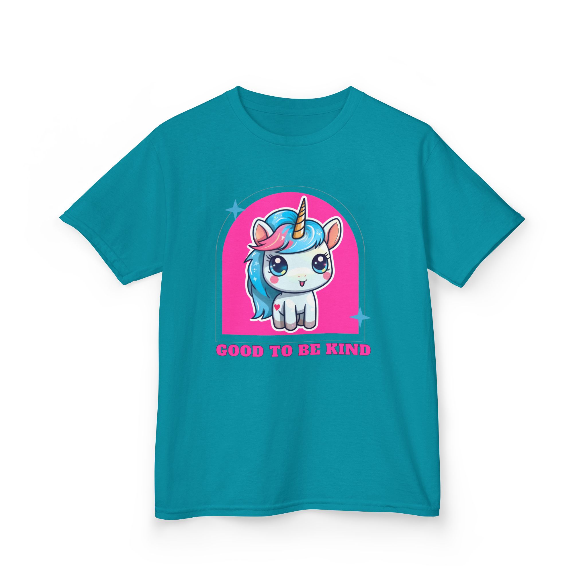 Kids Unicorn Tee — "Good to Be Kind" Cute Rainbow Pony Shirt - Image 34