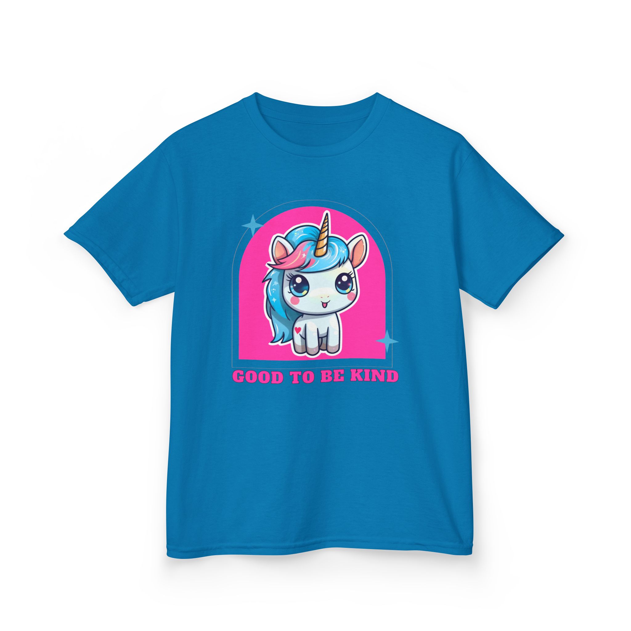 Kids Unicorn Tee — "Good to Be Kind" Cute Rainbow Pony Shirt - Image 42