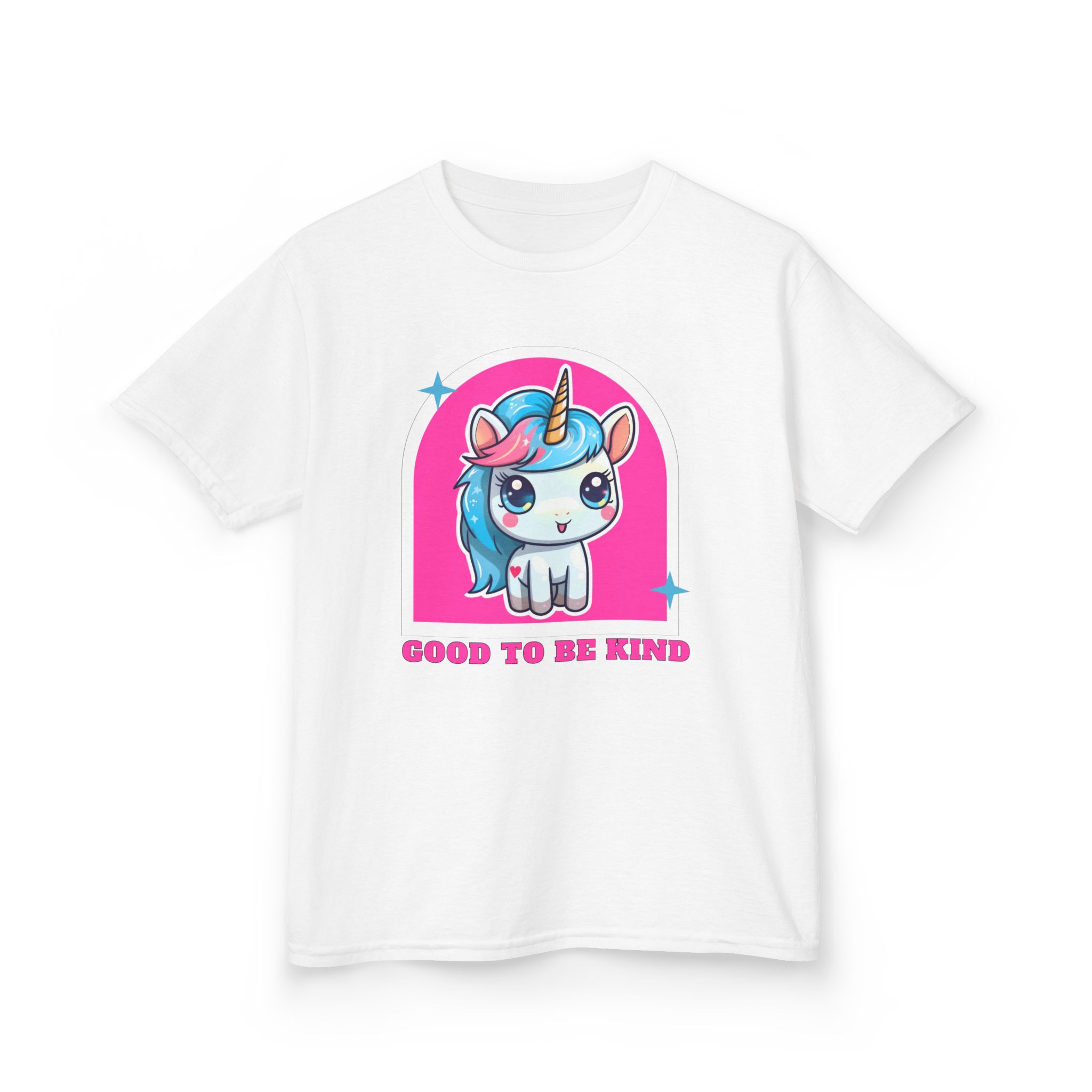 Kids Unicorn Tee — "Good to Be Kind" Cute Rainbow Pony Shirt - Image 2