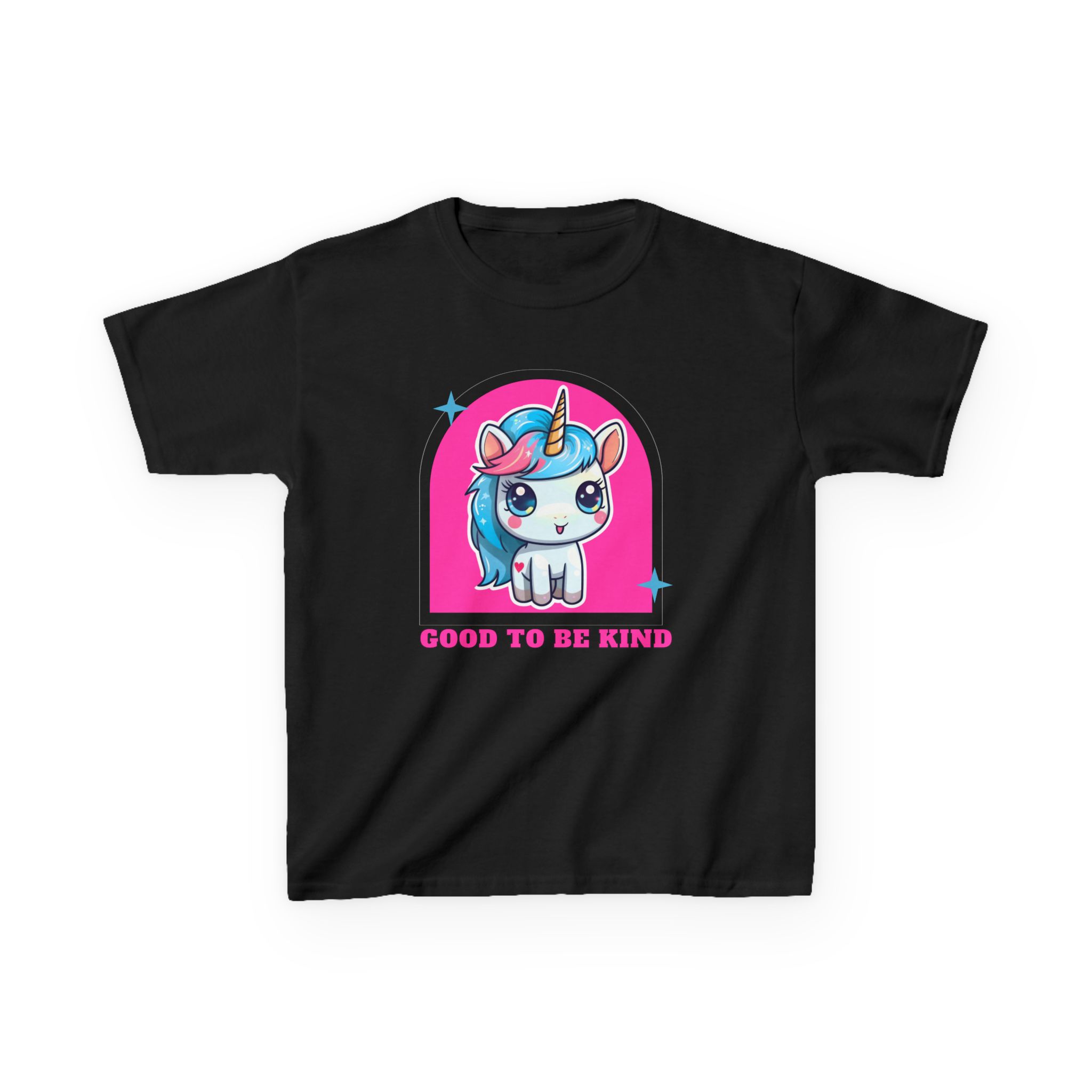 Kids Unicorn Tee — "Good to Be Kind" Cute Rainbow Pony Shirt - Image 5
