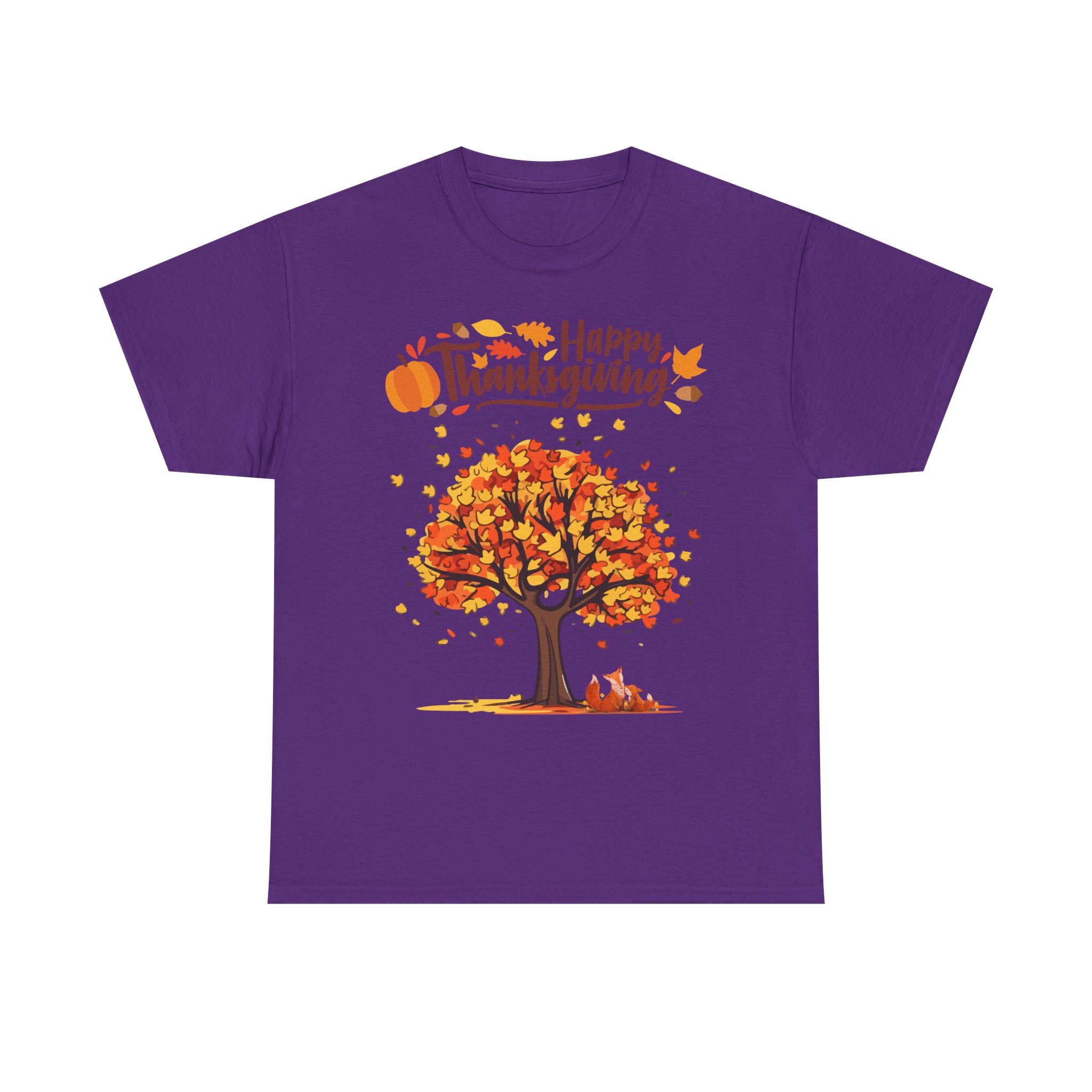 Thanksgiving Tree Tee, Autumn Shirt, Fall Apparel, Family Gathering Top, Seasonal Wear, Thanksgiving Gift - Image 53