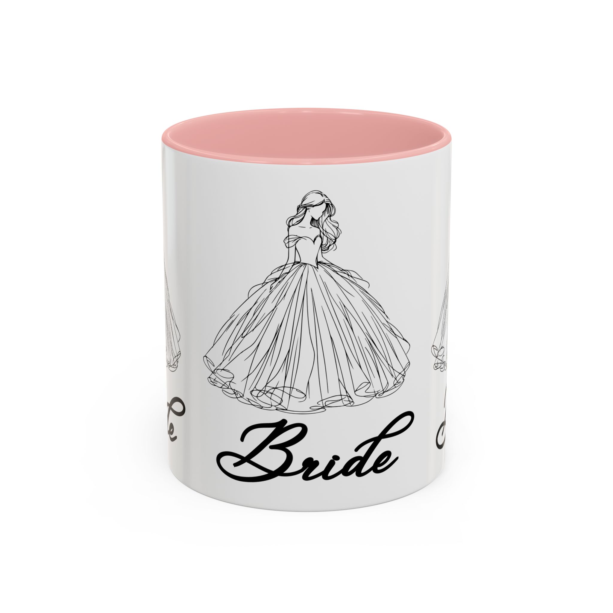 Bride Mug | Elegant Wedding Dress Design | Bridal Shower Gift & Keepsake - Image 9
