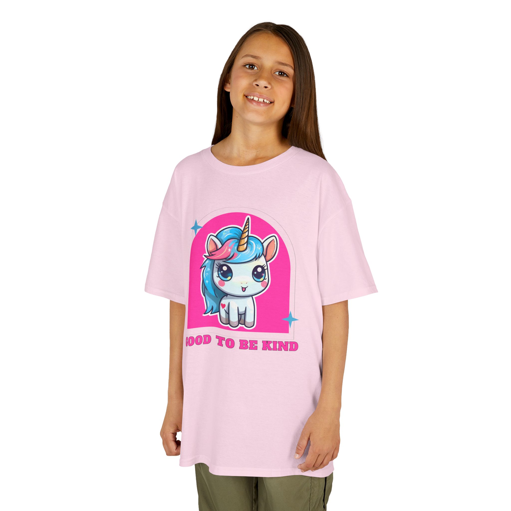 Kids Unicorn Tee — "Good to Be Kind" Cute Rainbow Pony Shirt - Image 51